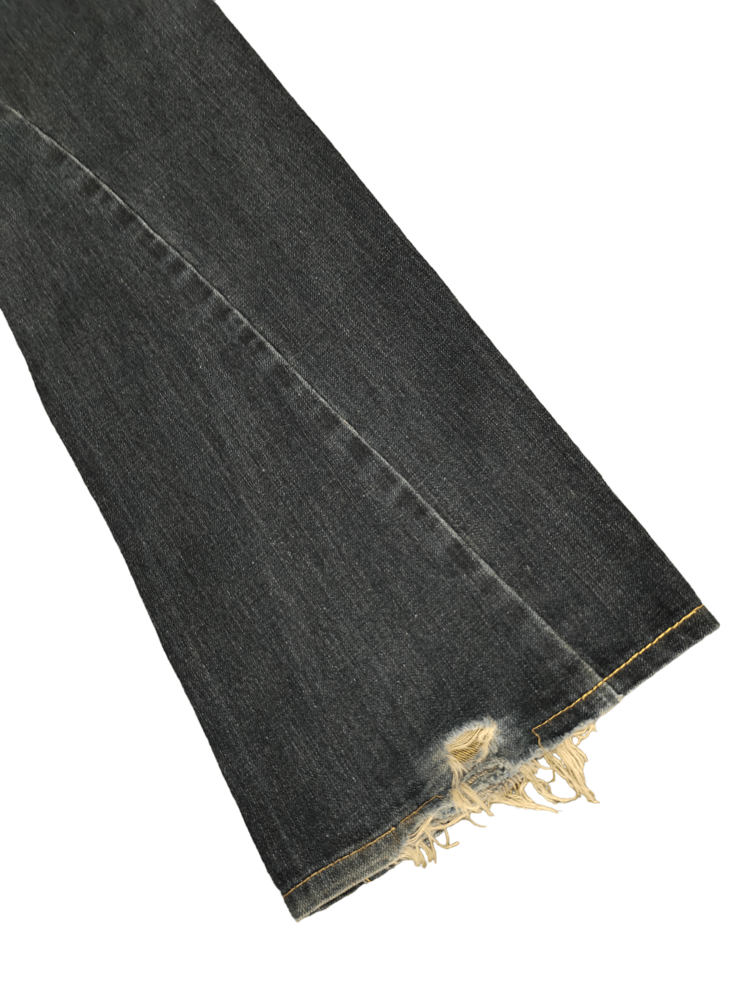 If Six Was Nine Flare Jeans Lee Spiral Cut Cargo Boot Cut Y2k Goa Style Size US 33 - 18 Thumbnail