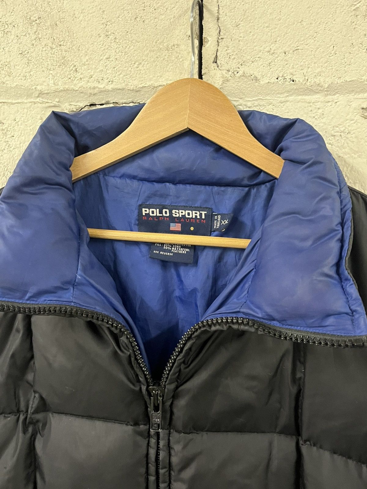 Polo Ralph Lauren Vintage polo sport black down puffer jacket rare 90s hype Size US XXL / EU 58 / 5 - 9 Thumbnail