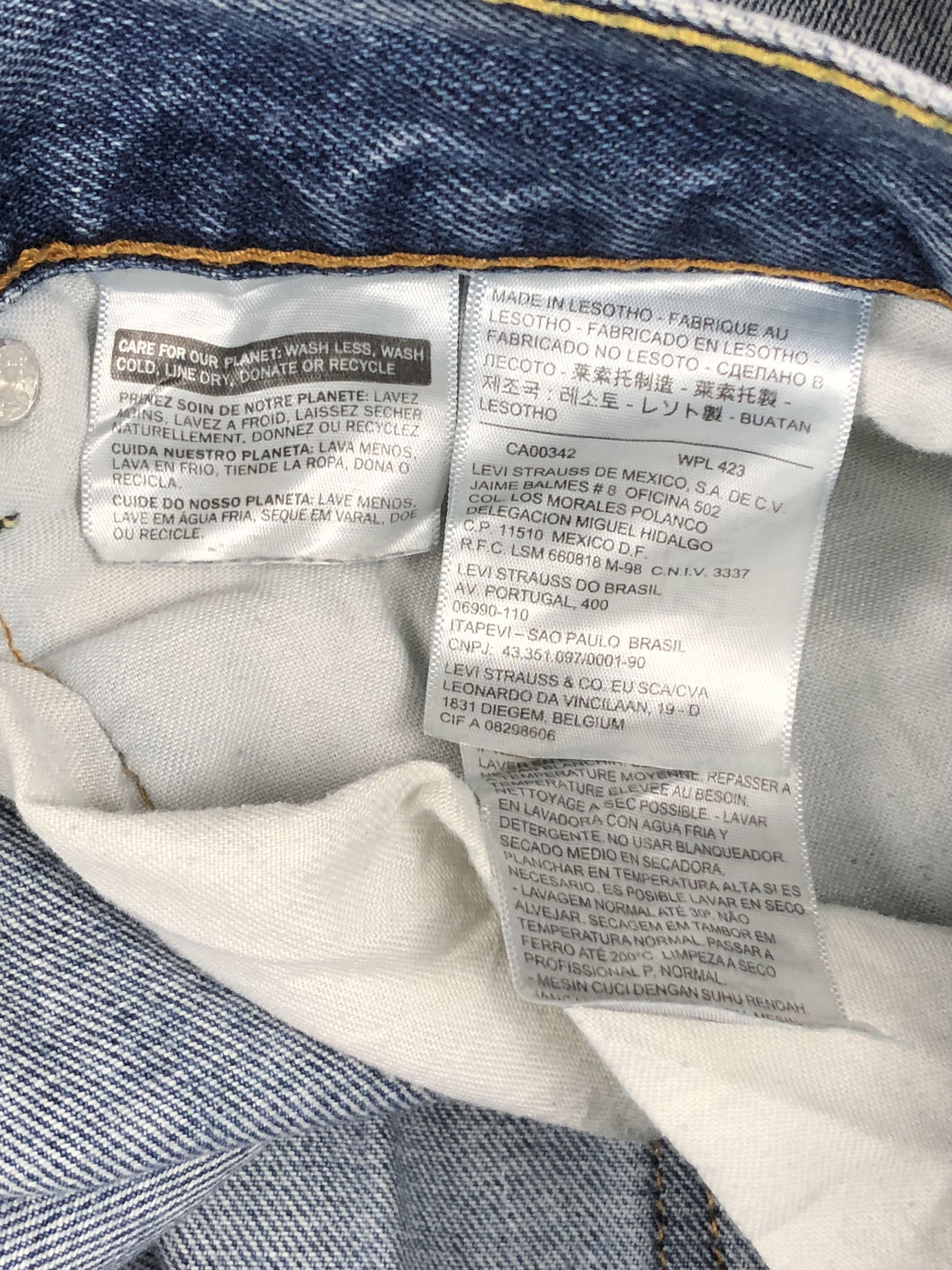 Levi's Vintage Levis 505 Faded Blue Jeans DPP0189 Size US 33 - 8 Thumbnail