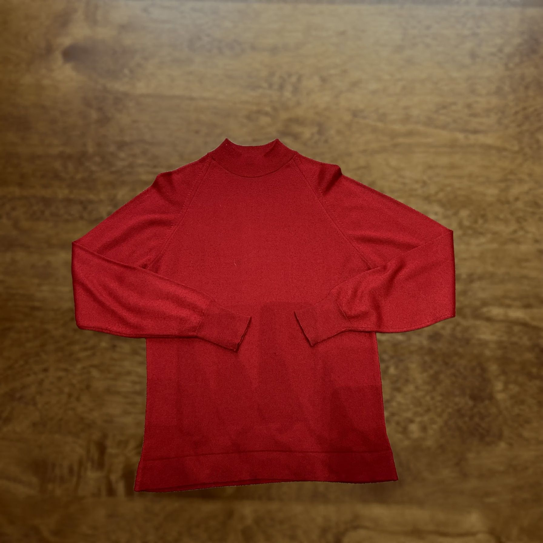 Vintage VINTAGE Puritan Sweater Mens Small Red Mock Neck Tight Knit Pullover Knit USA Size US S / EU 44-46 / 1 - 1 Thumbnail
