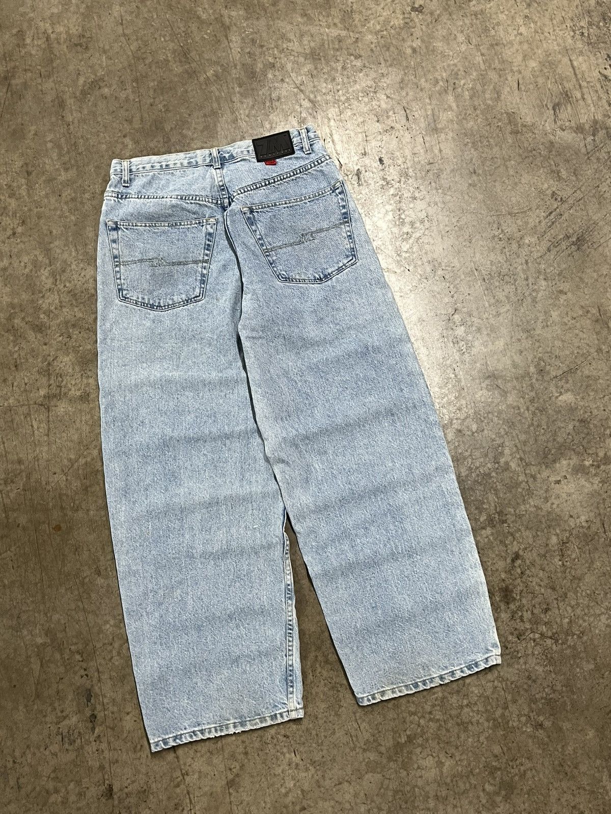 Bugle Boy × Vintage Y2K bugle boy baggy fit wide leg denim skater streetwear Size US 32 / EU 48 - 2 Thumbnail