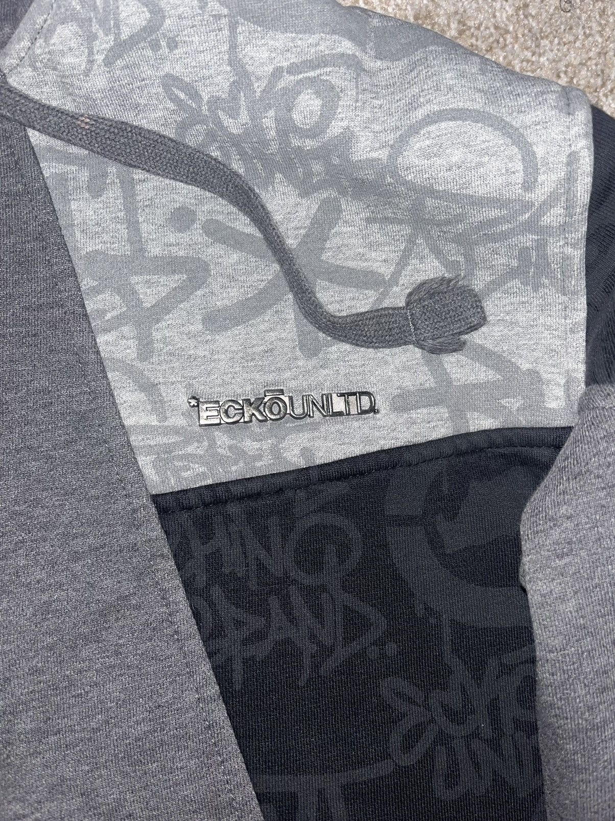 Ecko Unltd. × Vintage Vintage Y2K Ecko Unltd. Zip Up Grafitti Hoodie Size US M / EU 48-50 / 2 - 4 Thumbnail