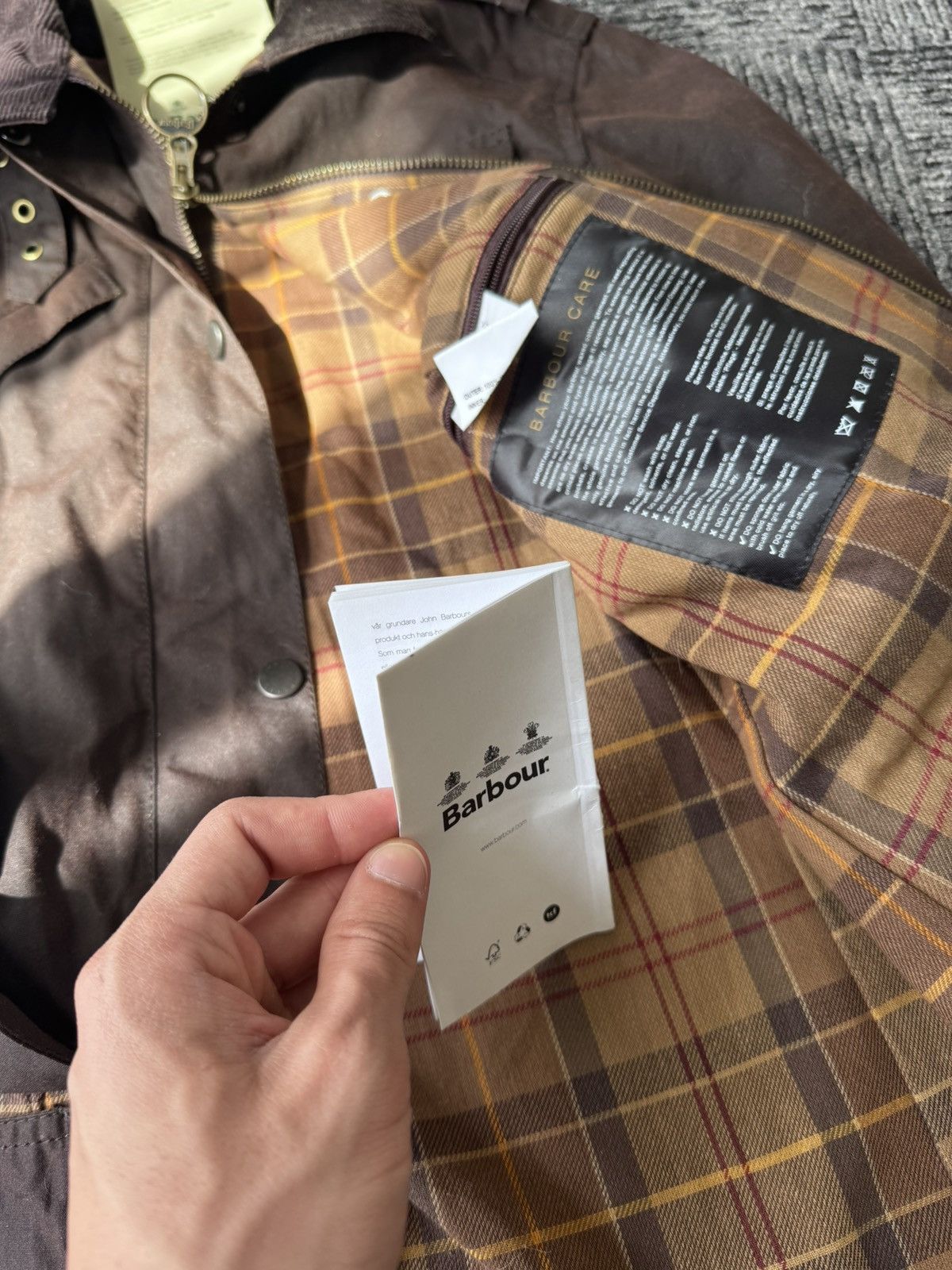 Barbour Barbour waxed jacket AMELIA brown NEW Size S / US 4 / IT 40 - 11 Thumbnail