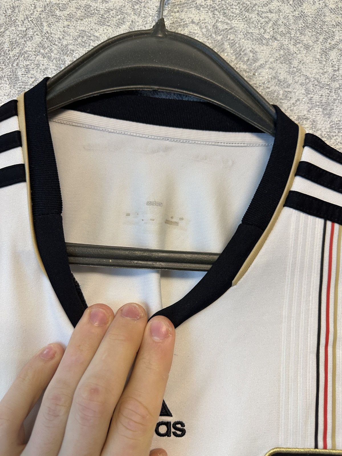 Adidas Germany Team Soccer Jersey Football Shirt Adidas 2010-2012 Size US L / EU 52-54 / 3 - 4 Thumbnail