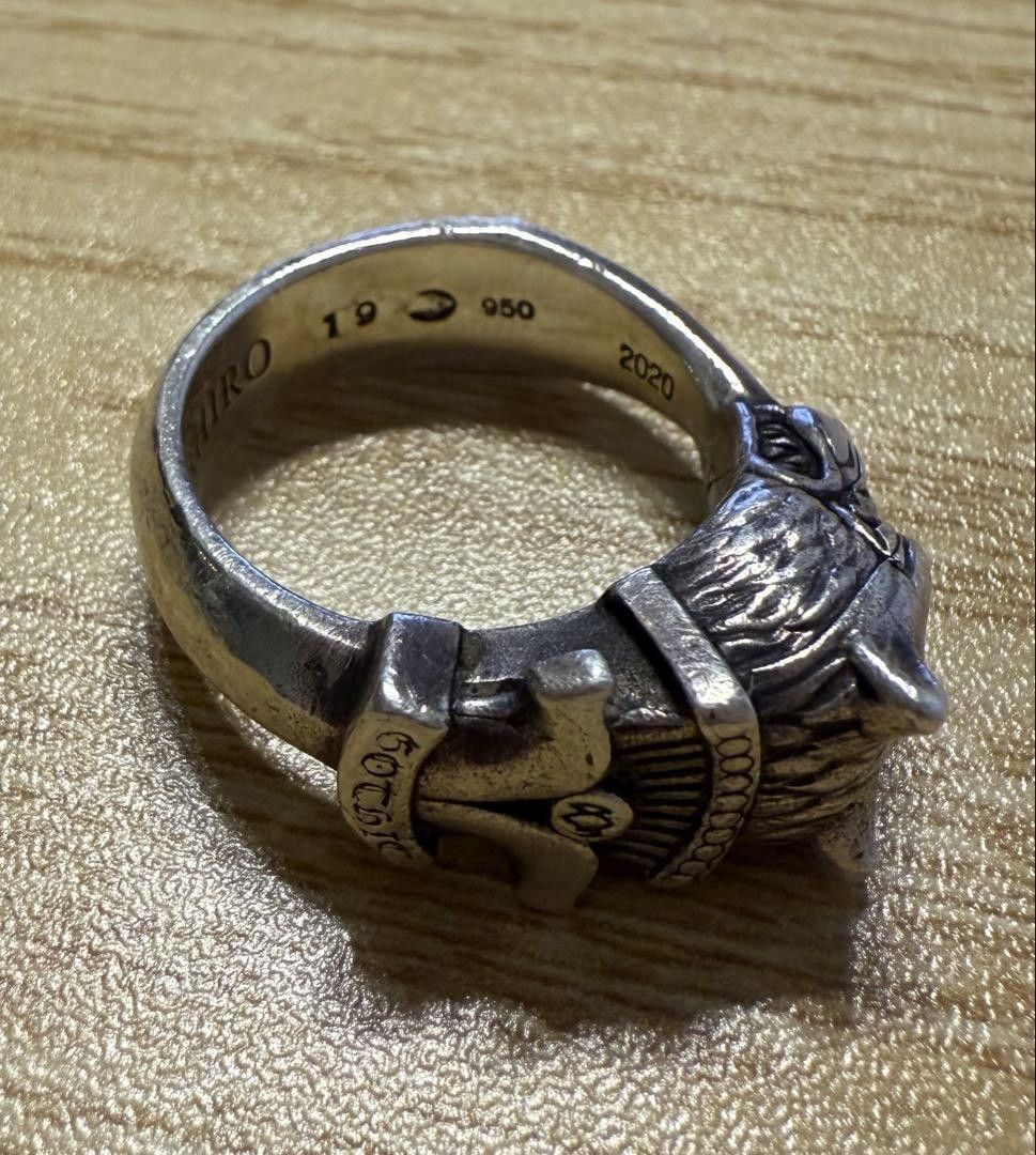 ヨウジヤマモトSILVER 950 WOLF DAGGER RING 21号 YOHJI YAMAMOTO Silver Wolf Dagger Ring Yohji Yamamoto
