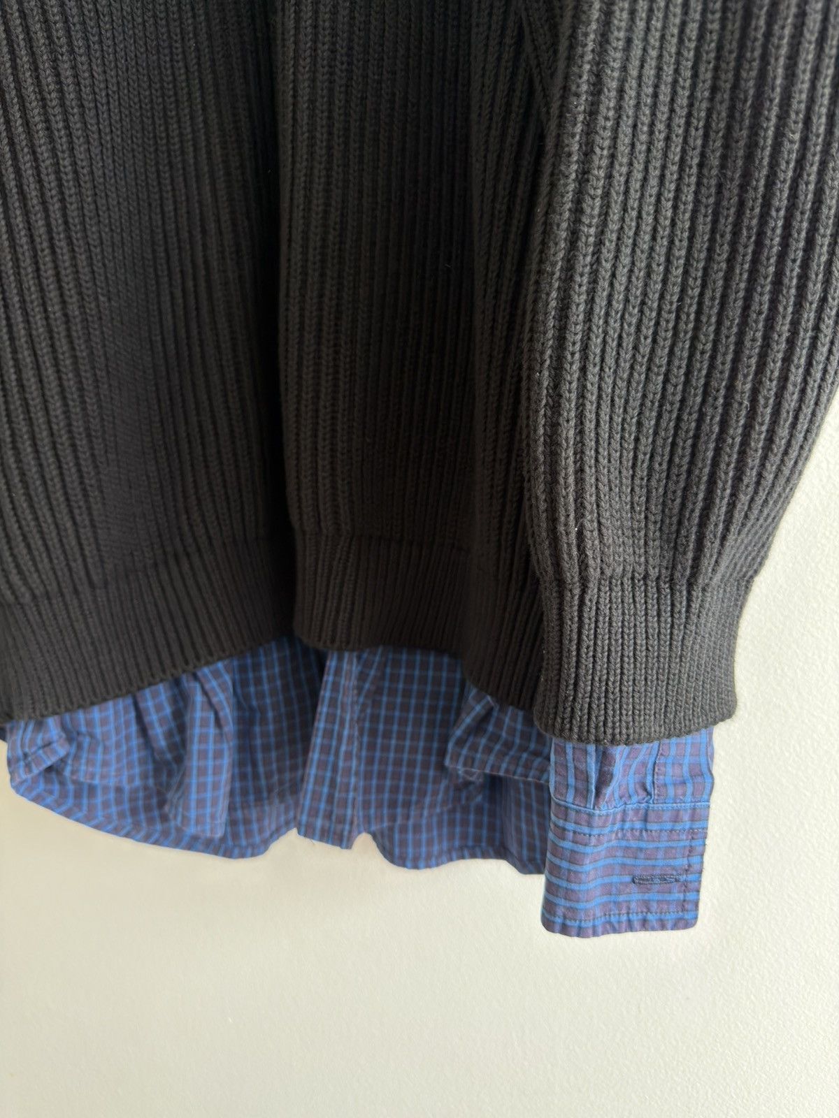 Balenciaga *RARE* BALENCIAGA DEMNA KNITTED CREWNECK MAILLE LAYER SHIRT Size US M / EU 48-50 / 2 - 2 Thumbnail