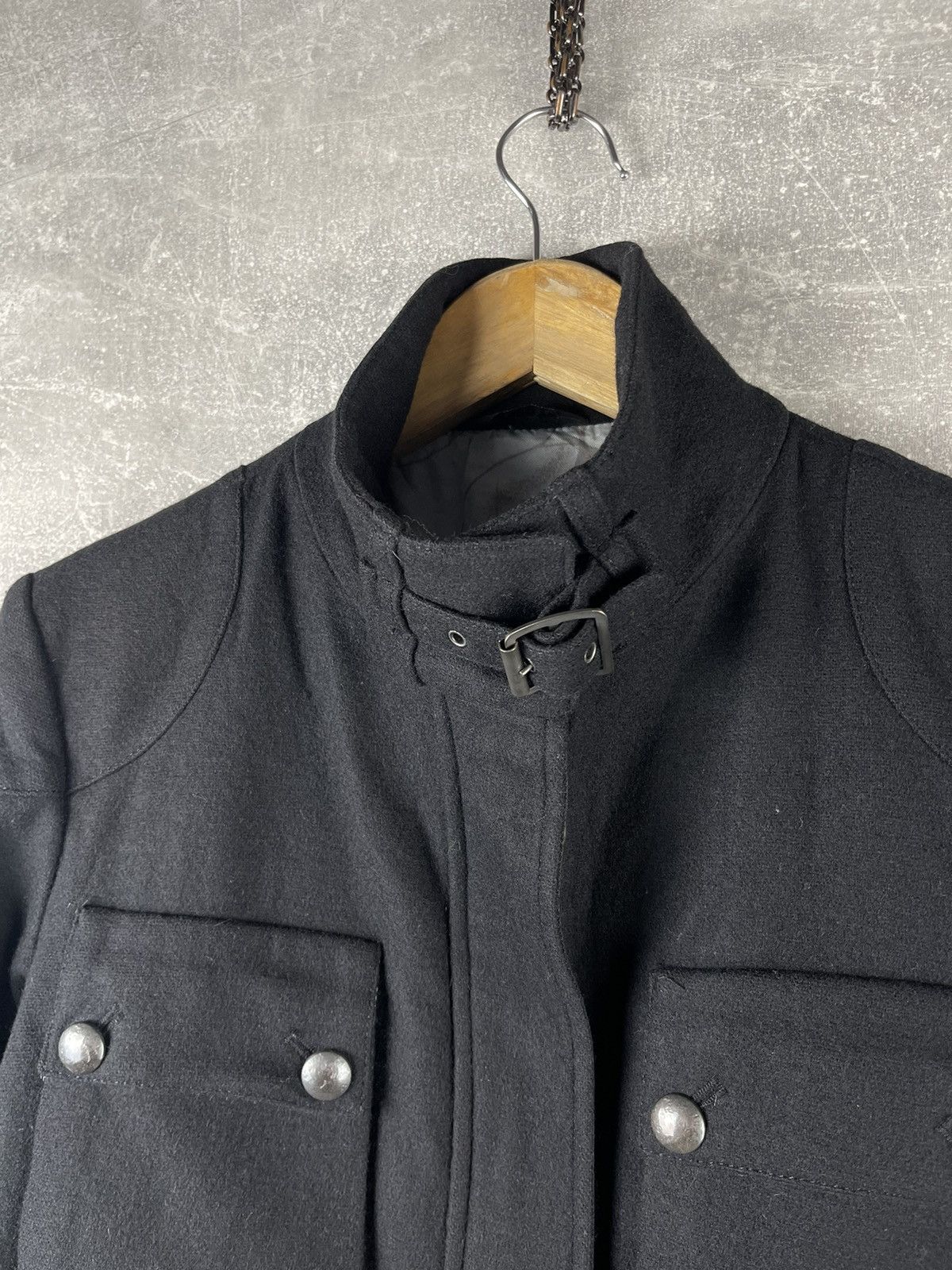 Belstaff Belstaff Black Label Wool Field Coat Black Size M / US 6-8 / IT 42-44 - 6 Thumbnail