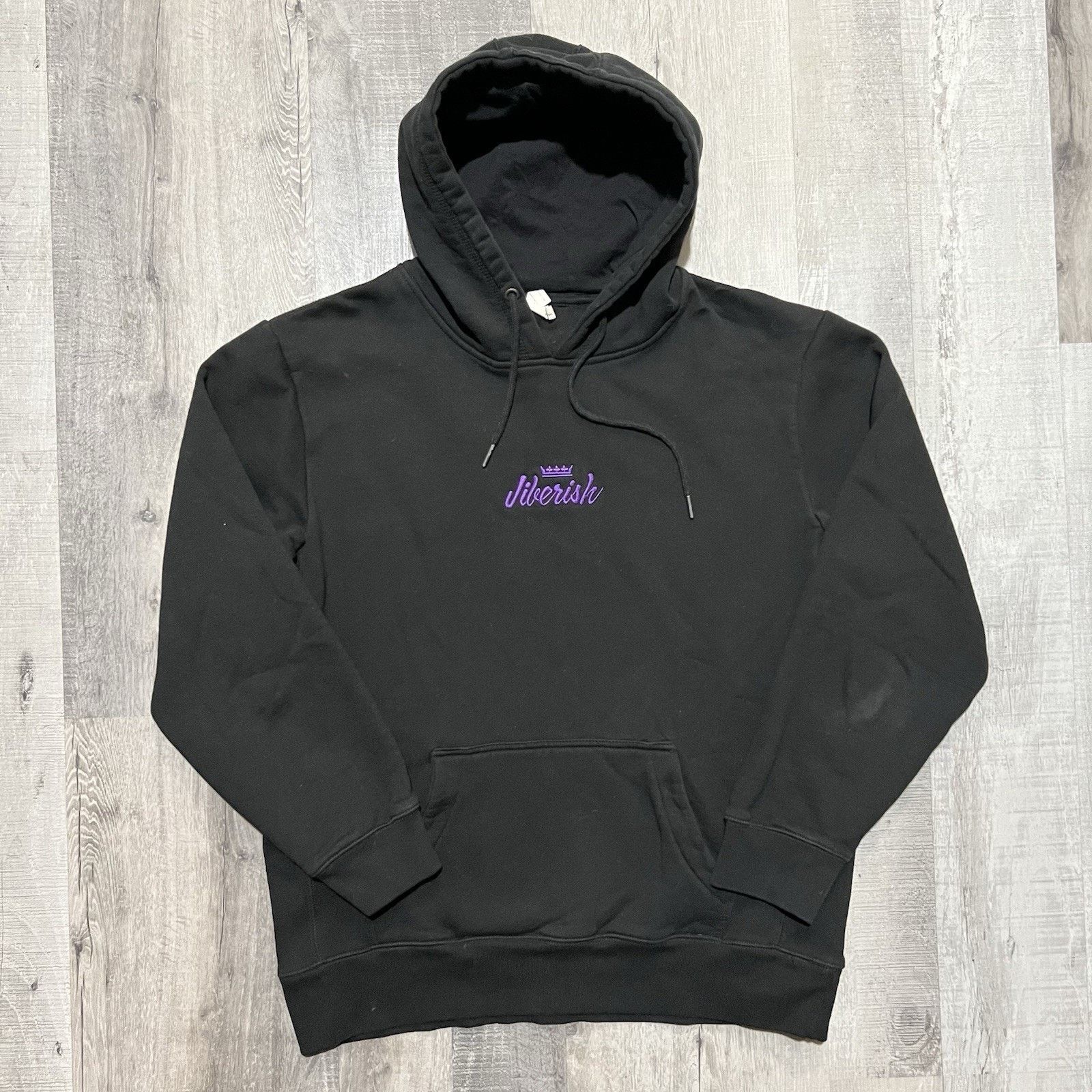 Jiberish Jiberish Crown Logo Hoodie Black Embroidered Ski Snowboard Size US XXL / EU 58 / 5 - 1 Thumbnail