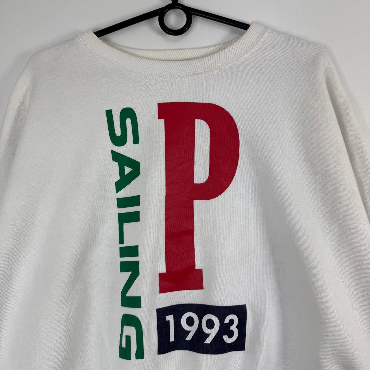 Polo Ralph Lauren Polo Ralph Lauren Sailing 93 Sweatshirt White Womens Size M Size M / US 6-8 / IT 42-44 - 2 Thumbnail