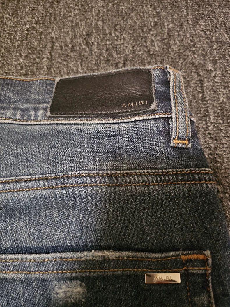 Amiri Amiri One knee destroys jeans Size US 34 / EU 50 - 4 Thumbnail