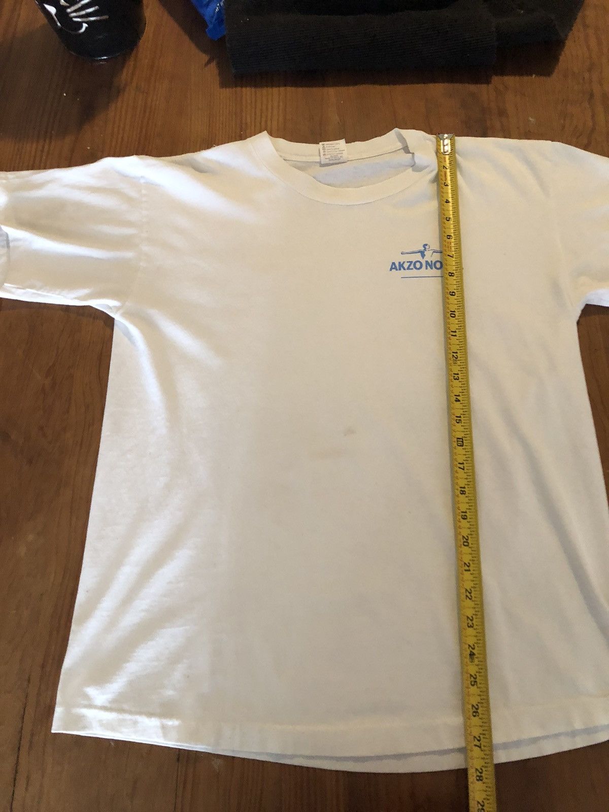 Vintage Vintage 90s Akzo Nobel Racing T Shirt S/L Size US L / EU 52-54 / 3 - 11 Thumbnail