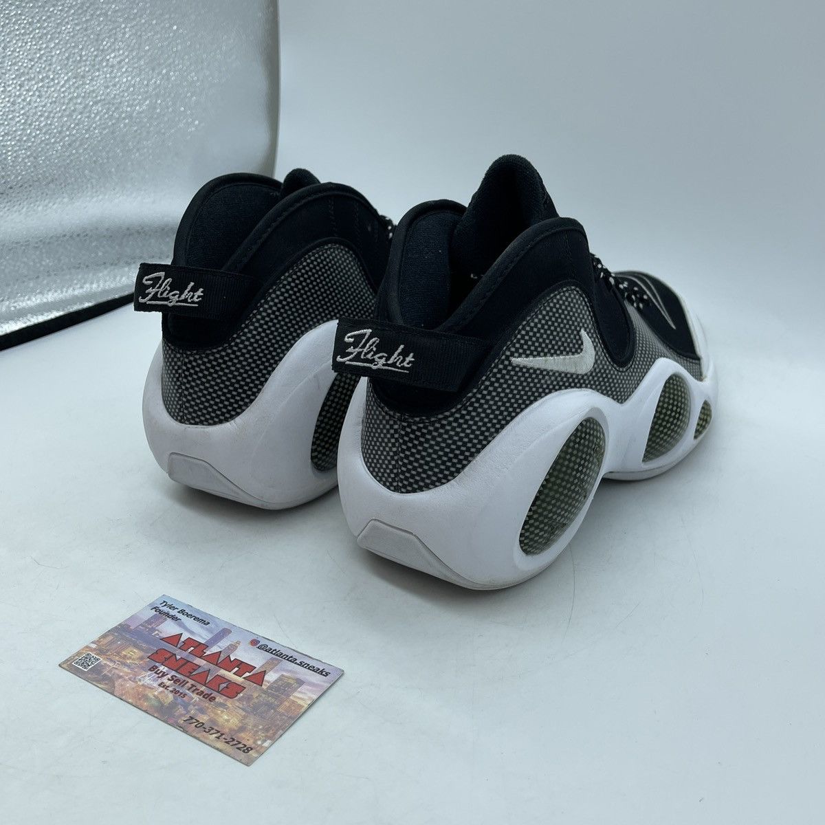 Nike Air zoom flight95 black metallic silver Size US 9 / EU 42 - 5 Thumbnail