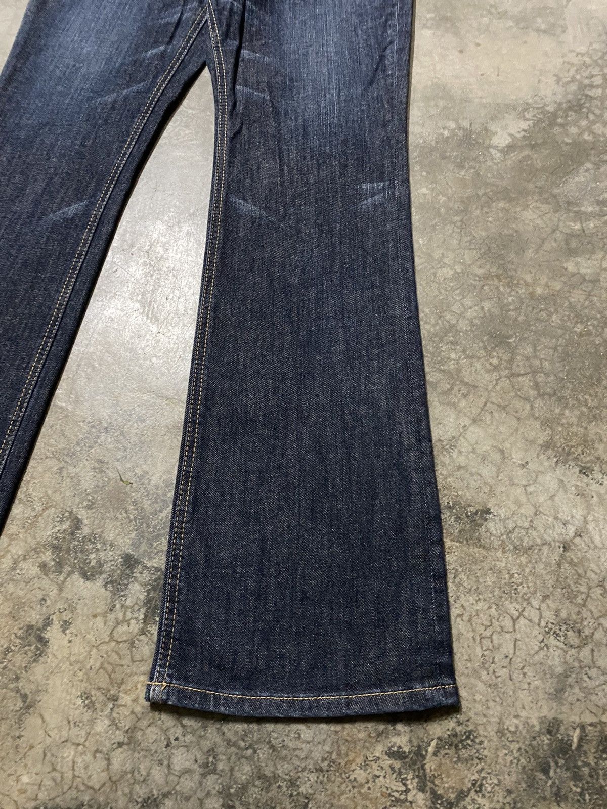 Hysteric Glamour × Japanese Brand Flare Jeans Japanese Blue Bush Boot Cut Denim Size US 31 - 3 Thumbnail