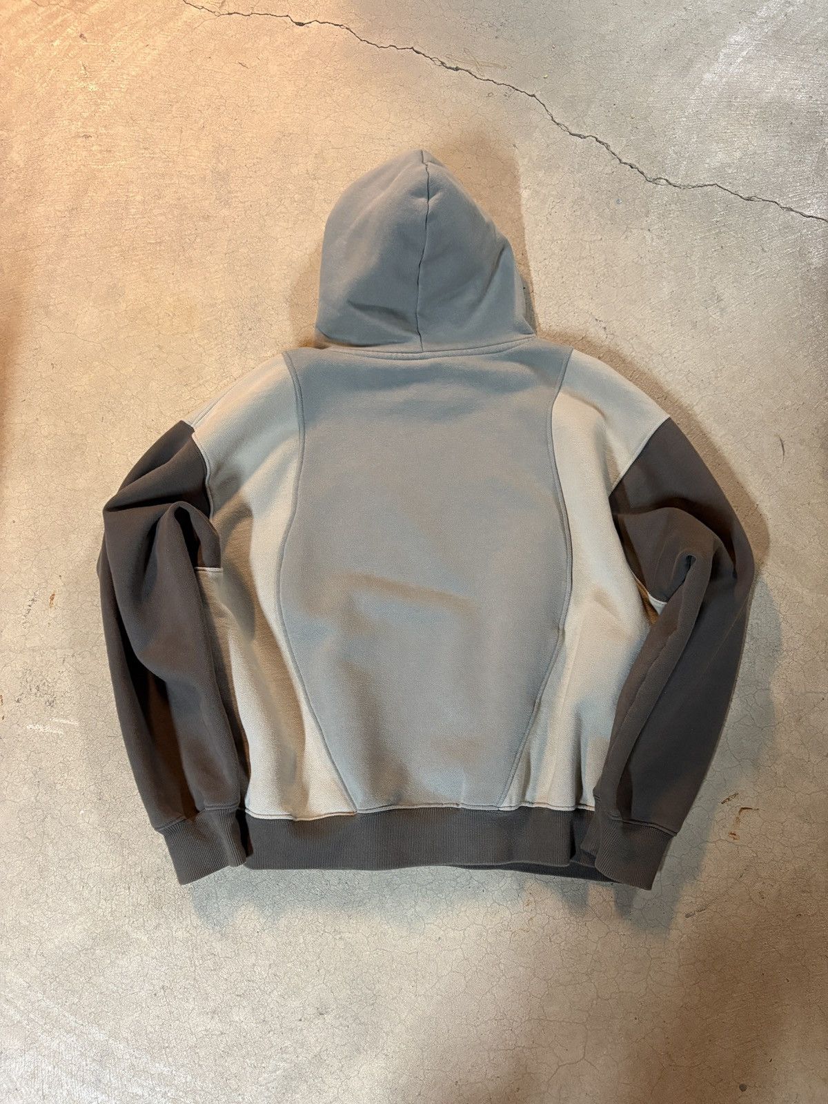 Other Phyps Y2K Style Mixed Curve Boxy Hoodie Khaki Size Medium Size US M / EU 48-50 / 2 - 5 Thumbnail