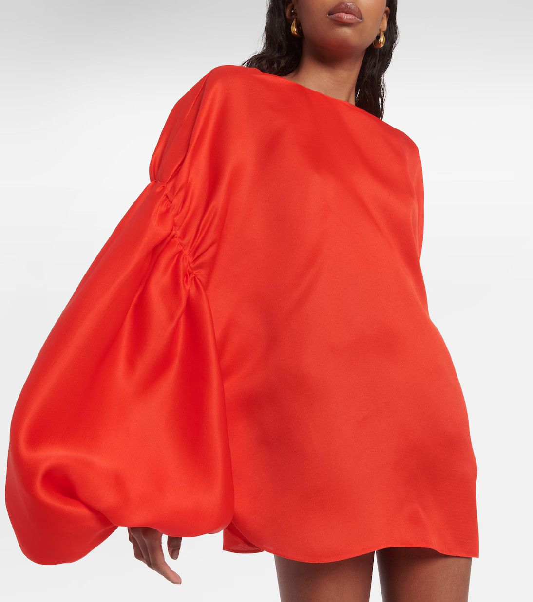 KHAITE o1s22i1n0724 Quico Blouse in Red Size S / US 4 / IT 40 - 4 Thumbnail