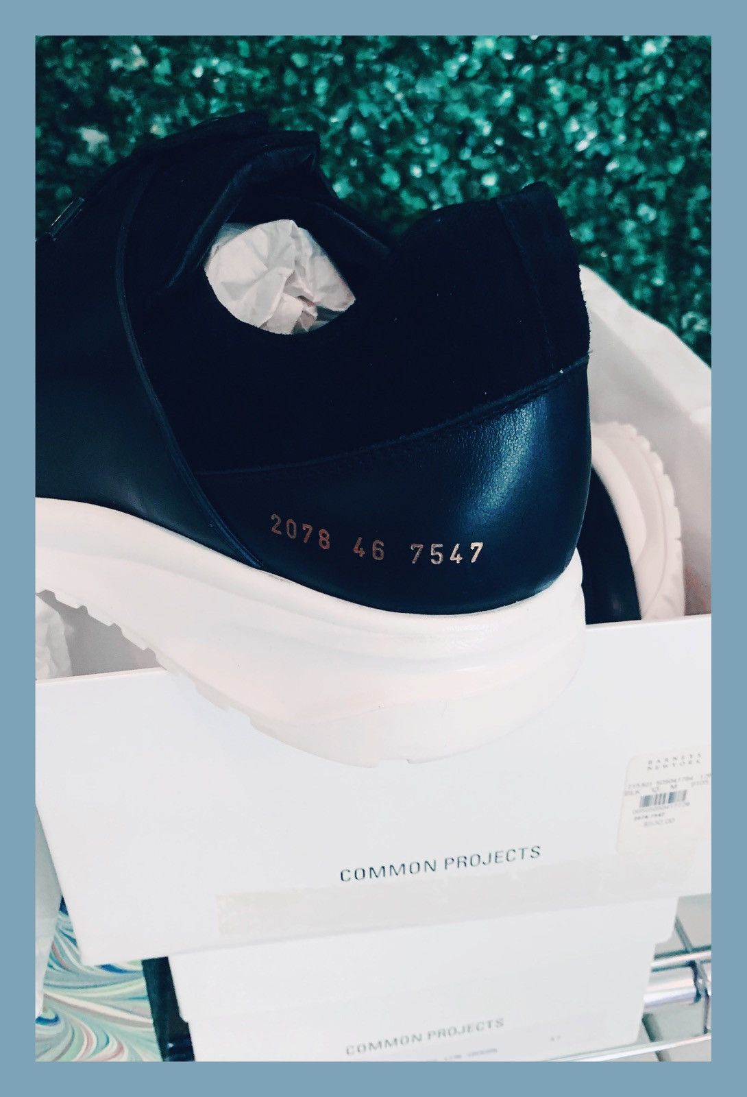 Common Projects Common Projects Original Track Black Leather Sneakers Size US 13 / EU 46 - 11 Thumbnail