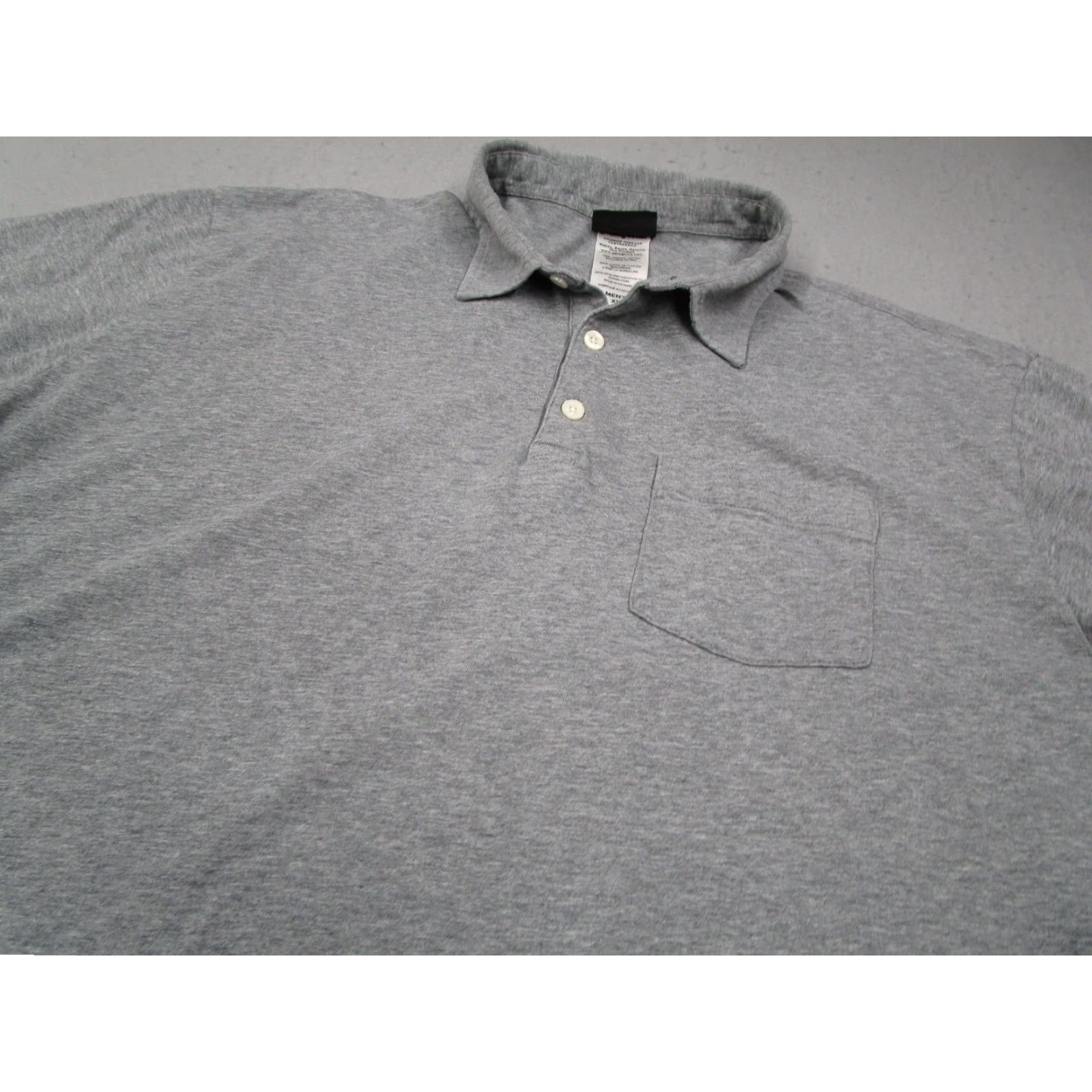 Patagonia PATAGONIA Shirt Men XL Gray SQUEAKY CLEAN pocket polo Organic Cotton Golf Casual Travel Size US XL / EU 56 / 4 - 2 Thumbnail