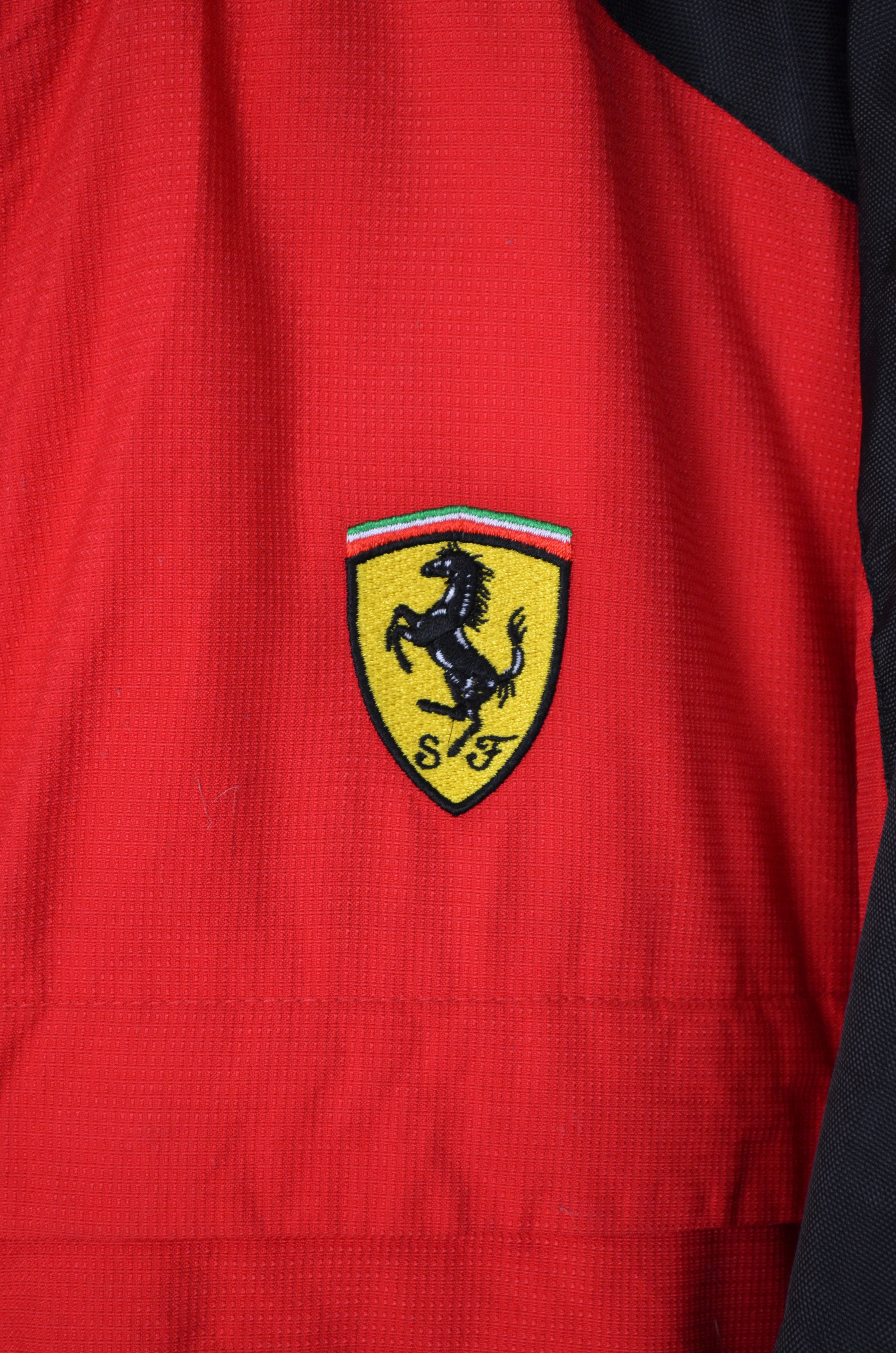 Ferrari Vintage Ferrari Racing Hooded Full Zip Red Logo Jacket XXL Size US XXL / EU 58 / 5 - 9 Thumbnail