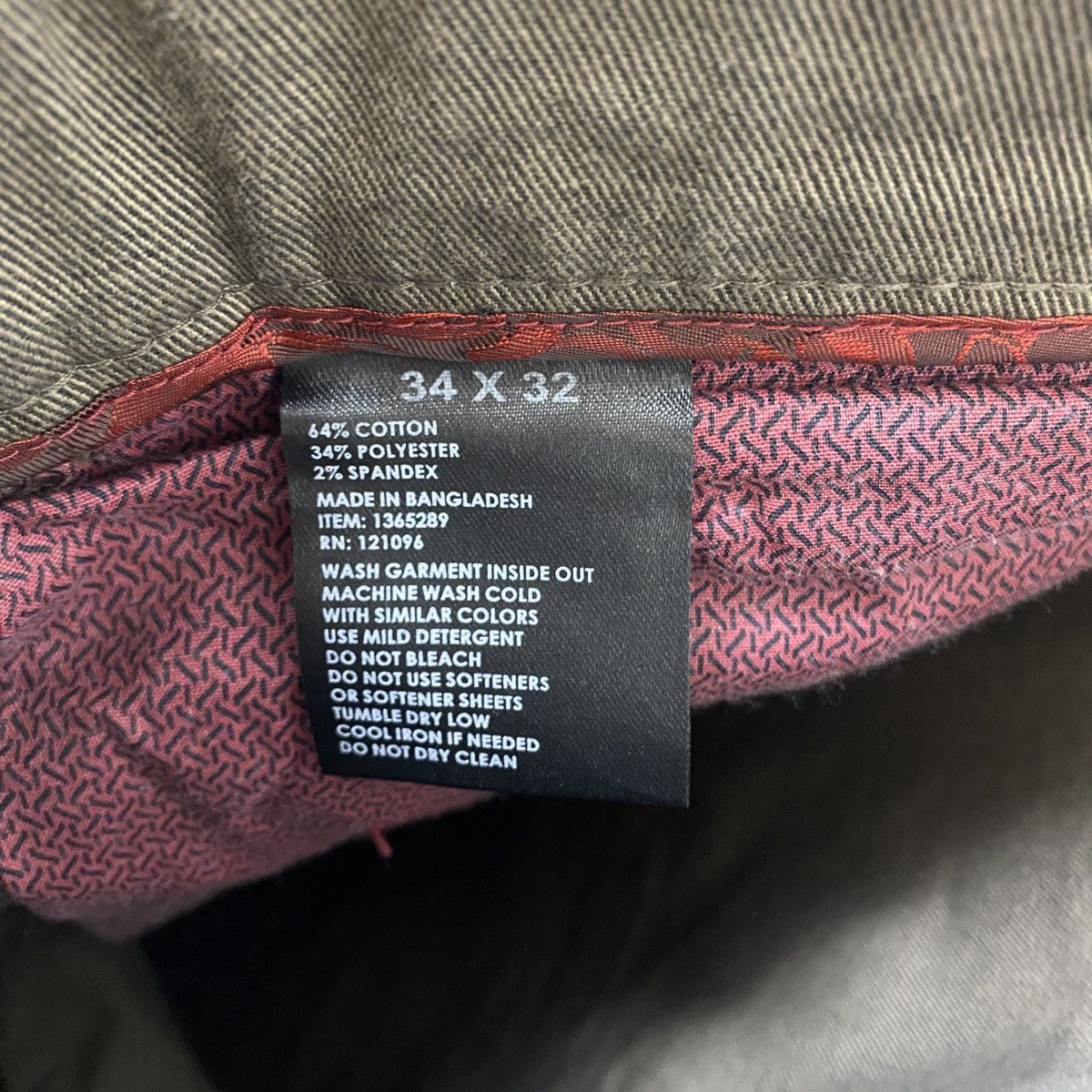 English Laundry English Laundry Brown Pants Size US 34 / EU 50 - 4 Thumbnail