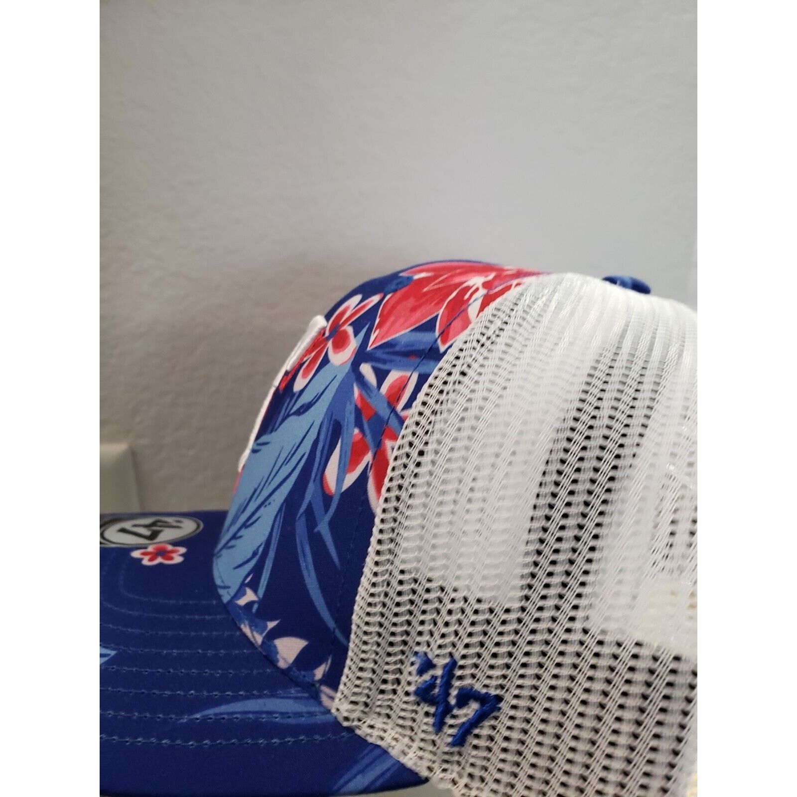 47 Texas Rangers Hat Floral '47 Trucker Mesh Snapback '47 Brand Size ONE SIZE - 4 Thumbnail