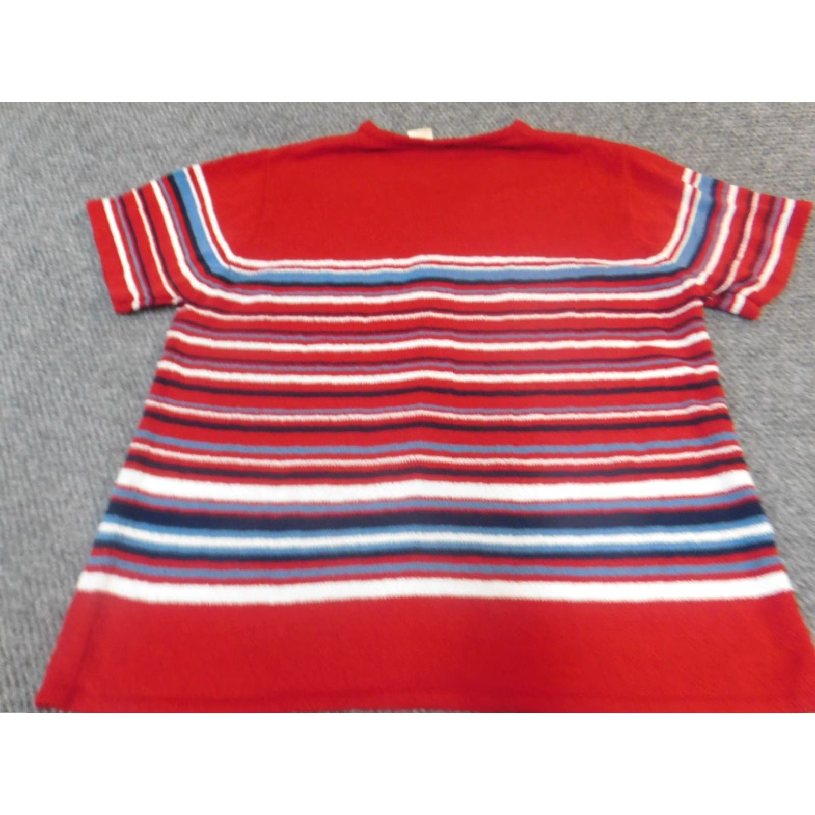 Vintage Bobbie Brooks Womens Cardigan Sweater XL Red Crewneck Pullover Knit Size XL / US 12-14 / IT 48-50 - 7 Thumbnail