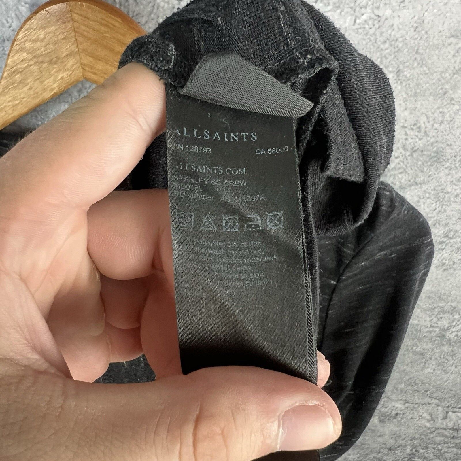 Allsaints Allsaints Tee Men's Size L Short Sleeve Size US L / EU 52-54 / 3 - 3 Thumbnail