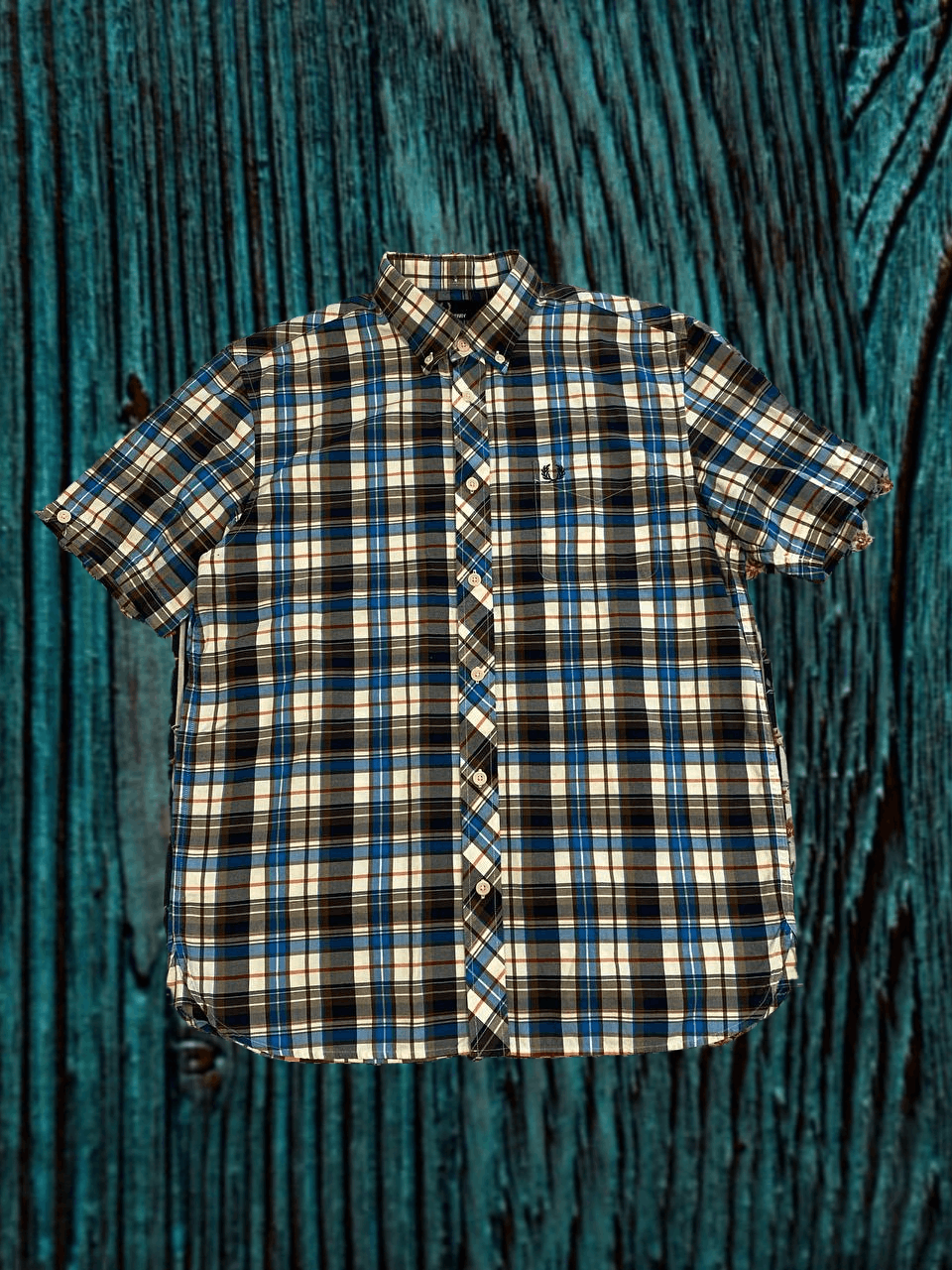 Fred Perry Fred Perry Button Down Check Tartan Short Sleeve Shirt Size US M / EU 48-50 / 2 - 1 Thumbnail