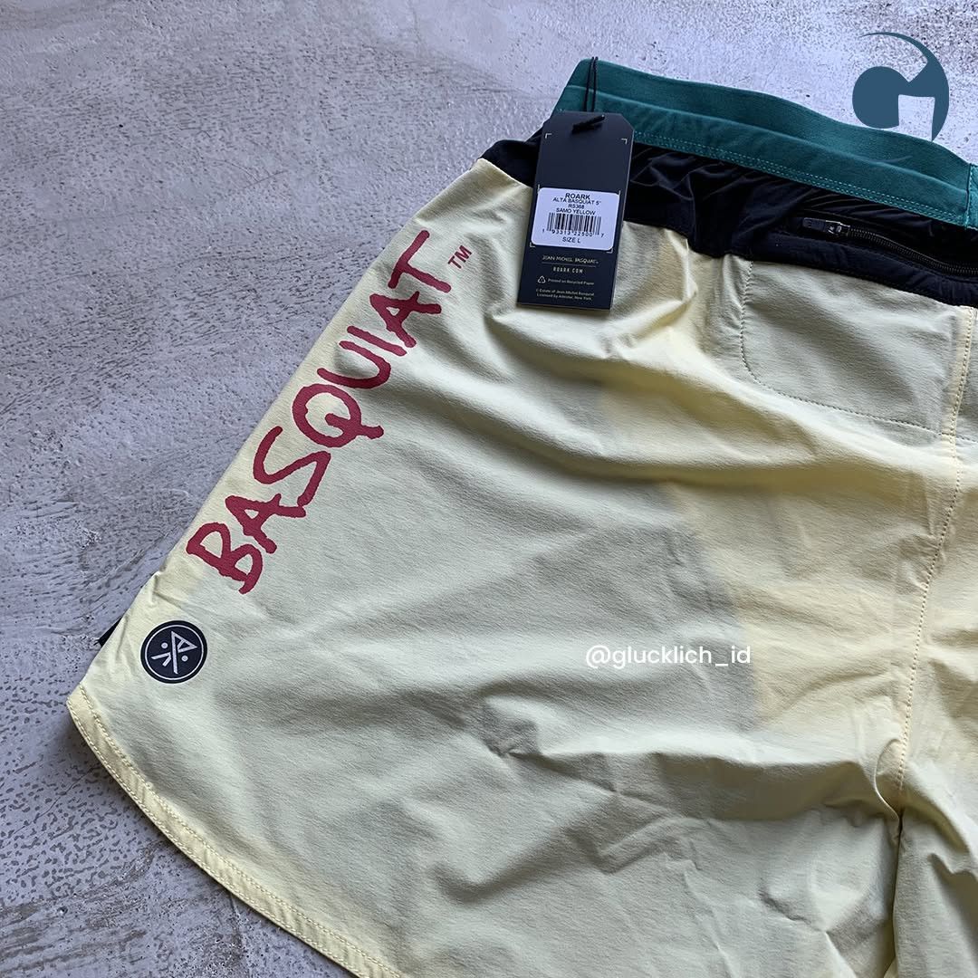 Roark Roark, Run Amok x Jean Michel Basquiat Alta 5” Short Size US 34 / EU 50 - 7 Thumbnail