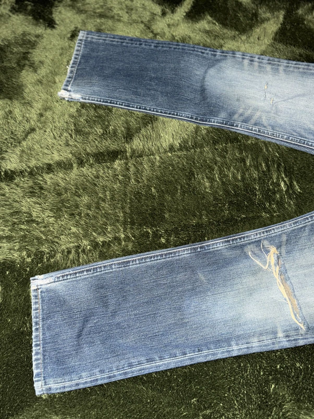 Wrangler [29] wrangler japan red batek vintage washed denim pants Size US 29 - 8 Thumbnail