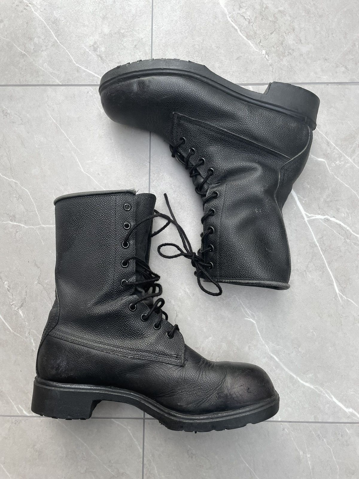 Vintage 80s Vintage Military Combat Boots Size US 9.5 / EU 42-43 - 2 Thumbnail
