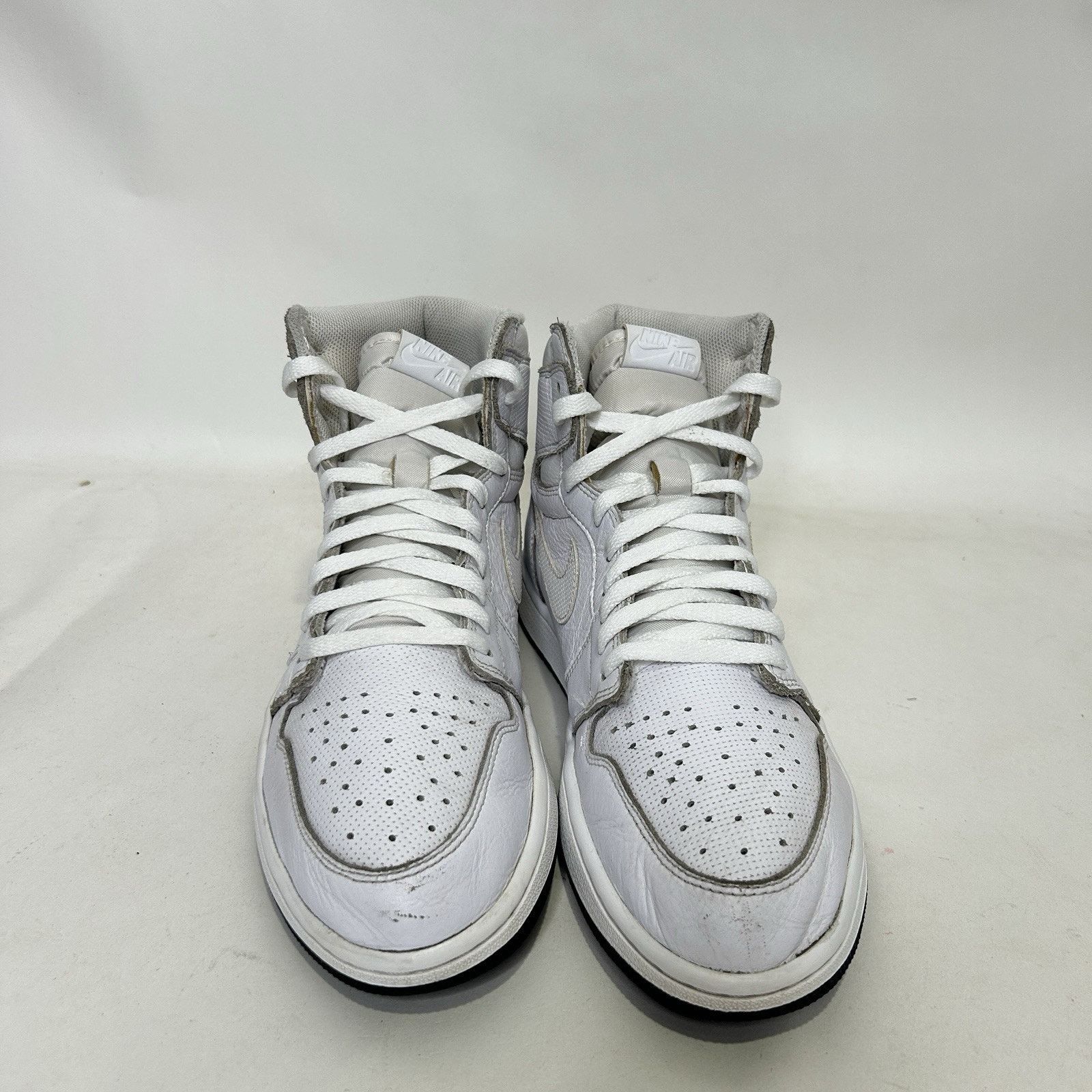 Nike Nike Air Jordan 1 High Retro OG “White Perforated” Size US 12 / EU 45 - 2 Thumbnail