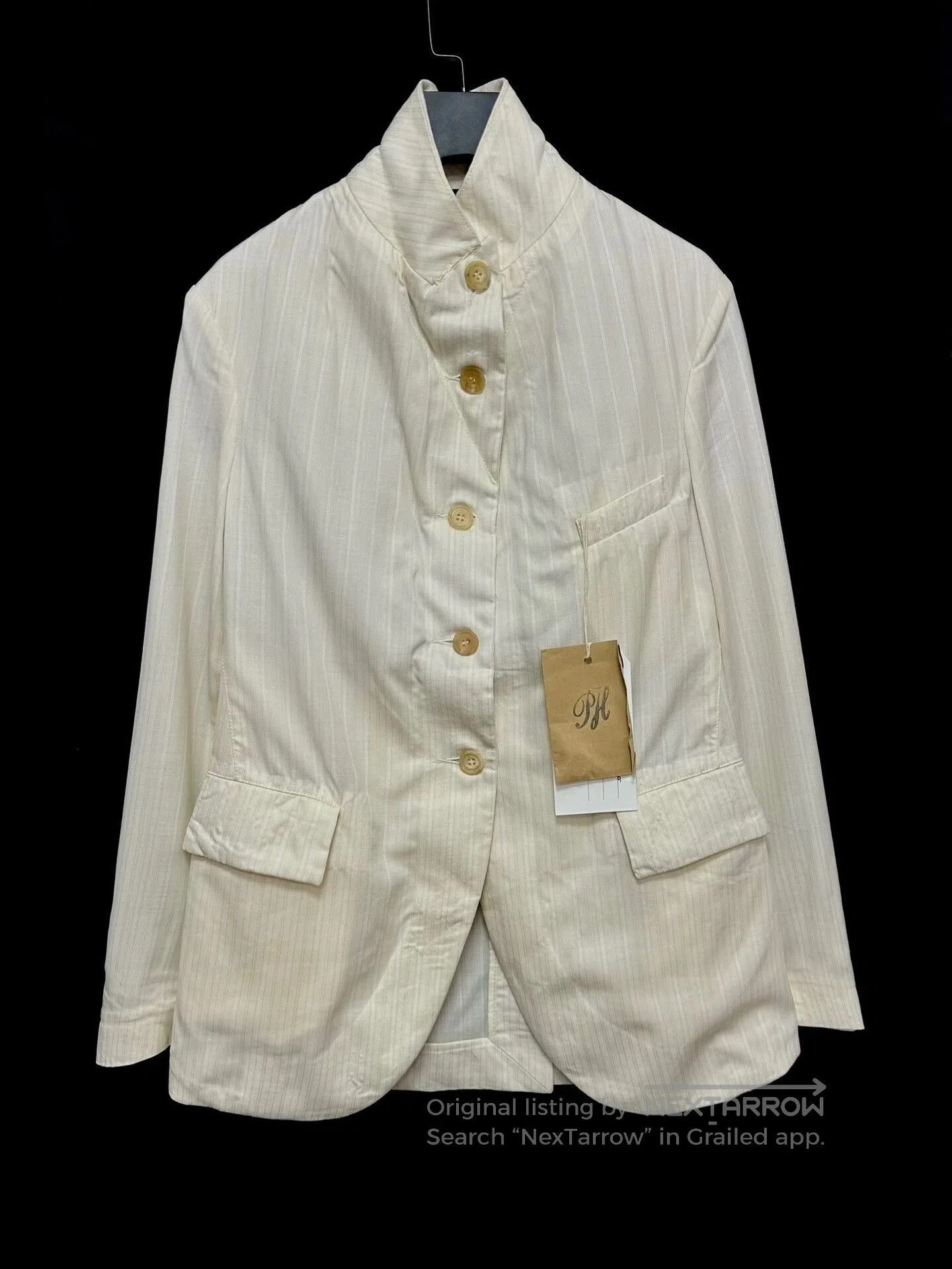 Paul Harnden Shoemakers Paul Harnden Striped Wool Blazer. Size S / US 4 / IT 40 - 1 Thumbnail