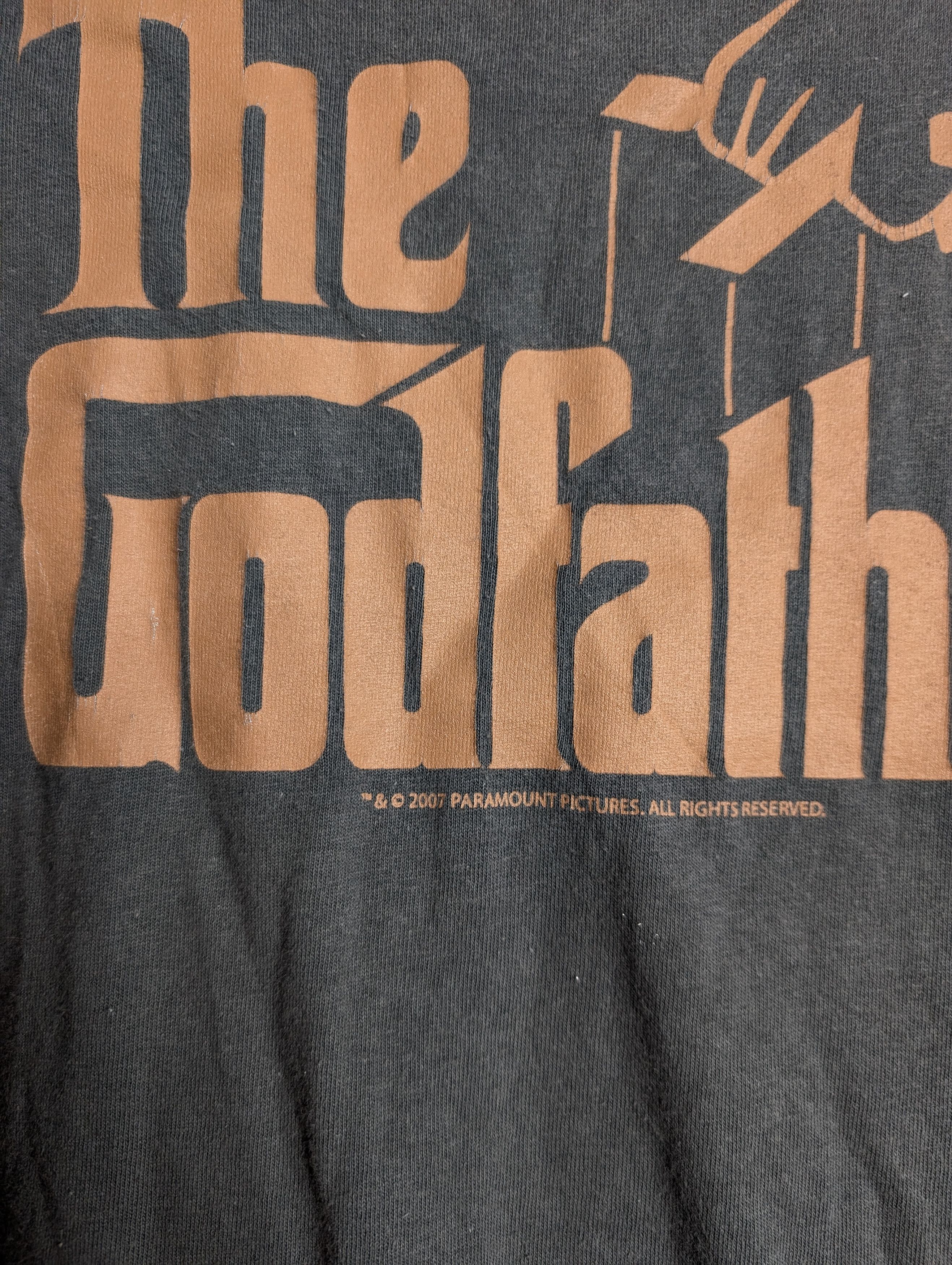 Vintage The Godfather Movie Promo Tee 2007 Retro Y2K Streetwear Size US L / EU 52-54 / 3 - 3 Thumbnail