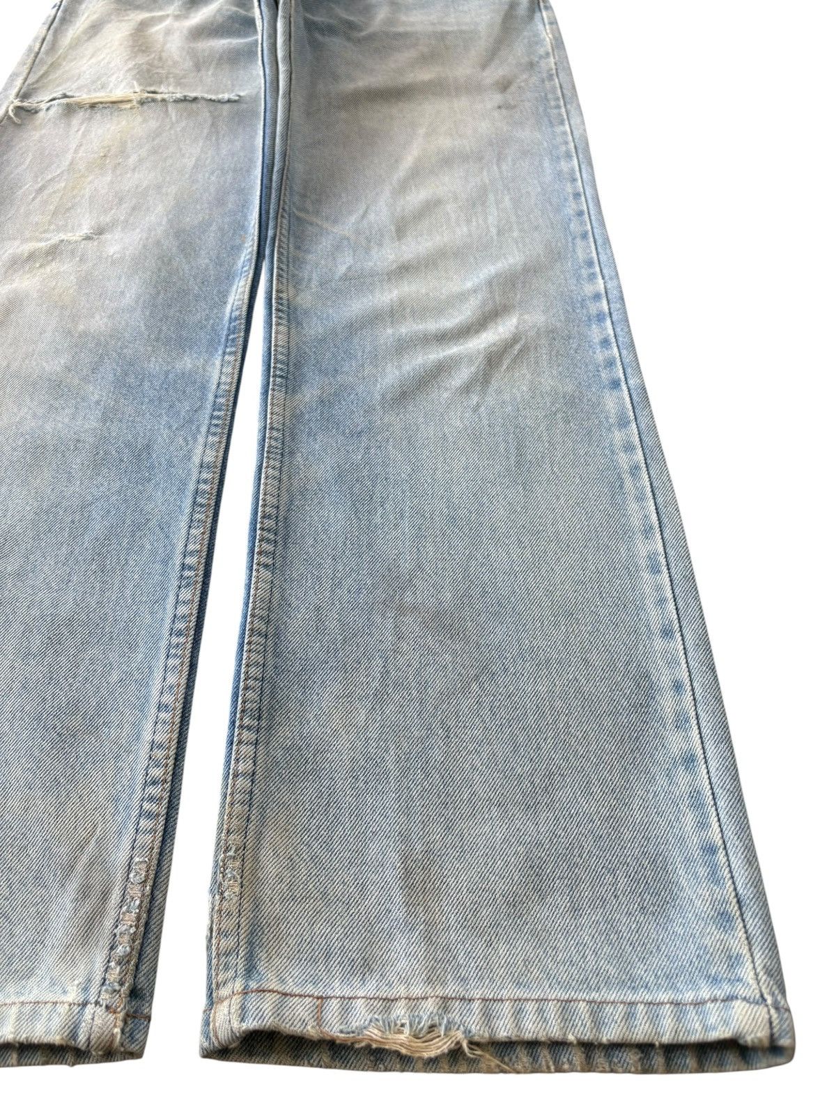Levi's Vintage 90s Levis 518 Faded Wash Distressed Loose Jeans Size US 33 - 7 Thumbnail