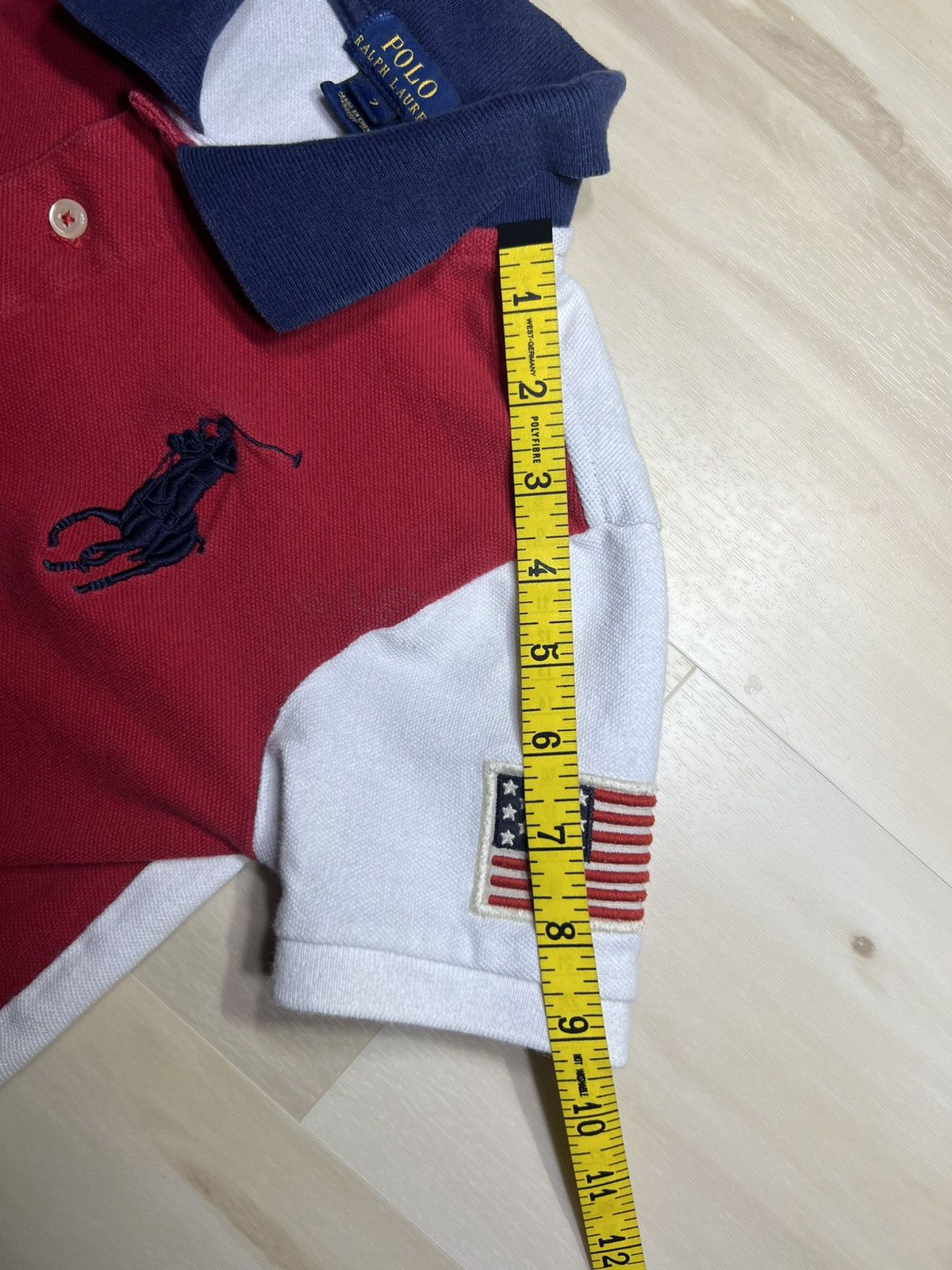 Polo Ralph Lauren Polo Ralph Lauren Shirt Boys 7 Blue #3 Big Pony Patriotic Size US XXS / EU 40 - 9 Thumbnail