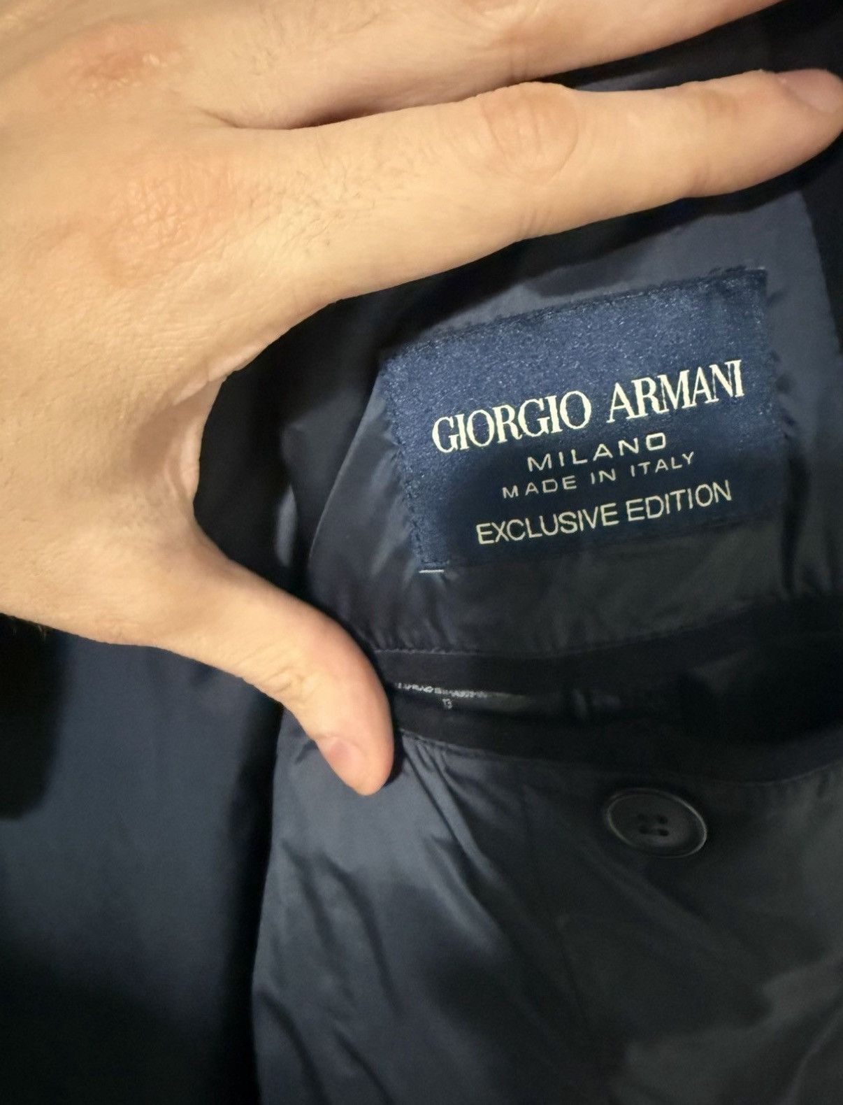 Giorgio Armani Giorgio Armani navy blazer Size 44R - 3 Thumbnail
