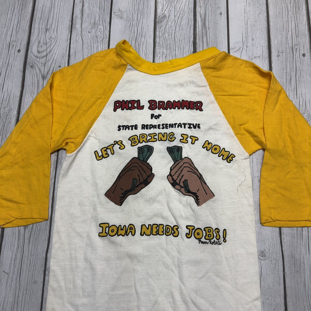 Russell Athletic × Vintage Vintage Phil Brammer for Iowa State Representative tee Size US S / EU 44-46 / 1 - 3 Thumbnail
