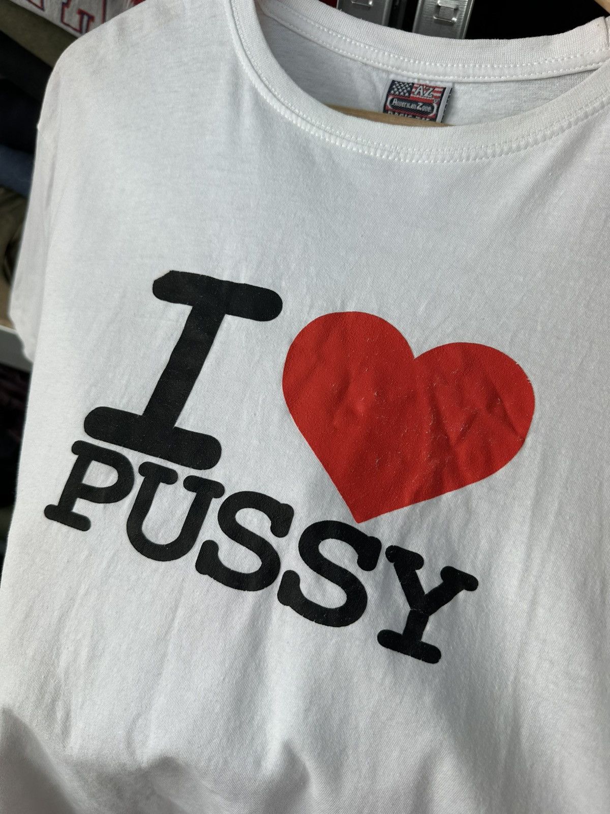 Hook-Ups Rare🚨I Love Pussy Grunge Y2K T-Shirt Pornstar Humor Tee Size US L / EU 52-54 / 3 - 4 Thumbnail