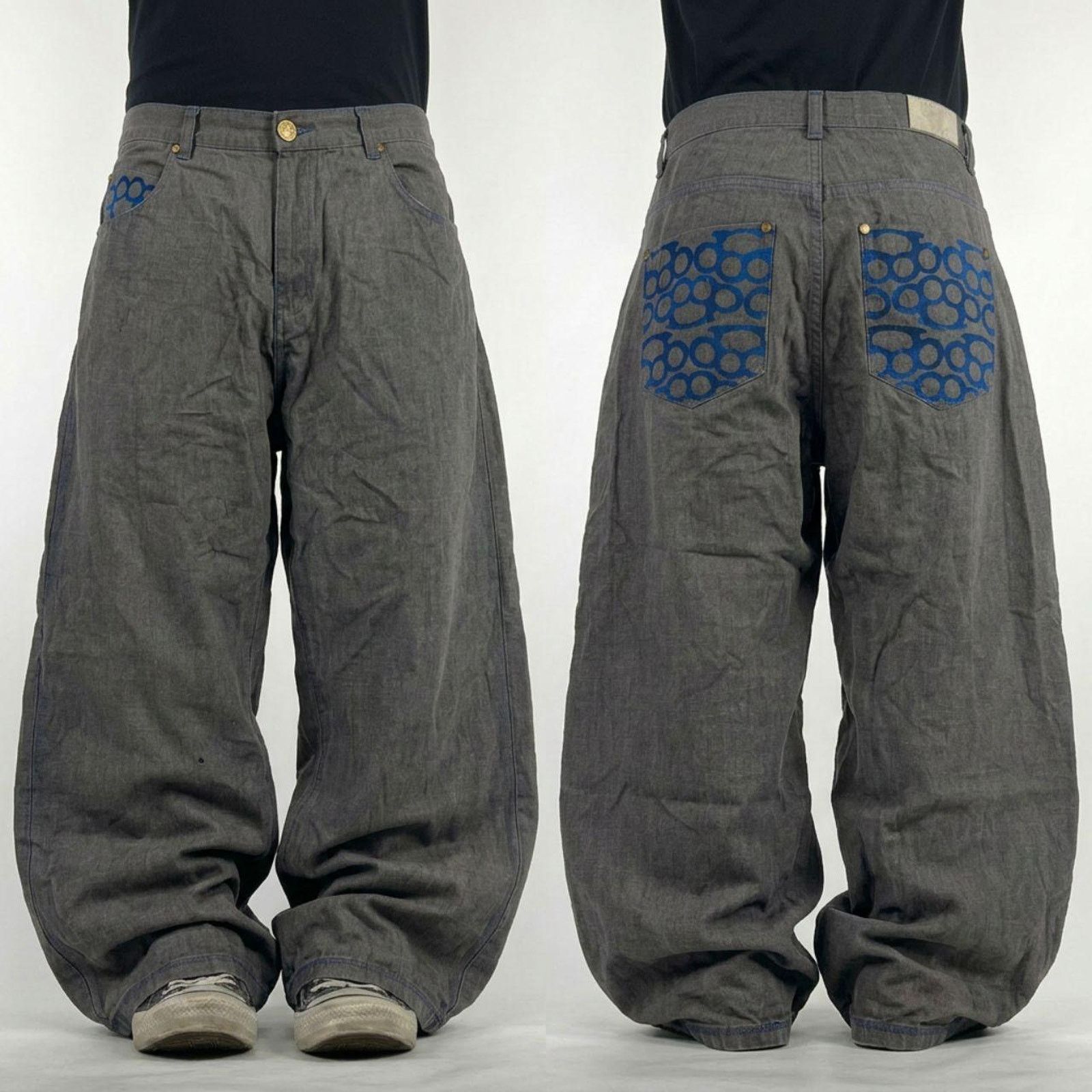 Japanese Brand Veronica Led Rechwe Y2K archive western denim cow 