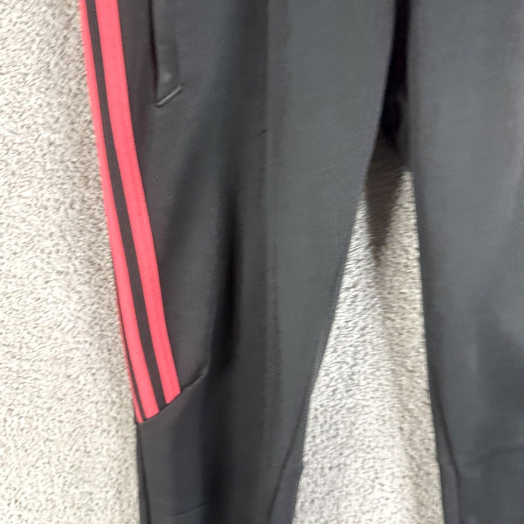 Adidas Adidas Climacool Track Pants Mens XS Black Pink 3 Stripe Zip Ankle Athletic Size US 27 - 5 Thumbnail
