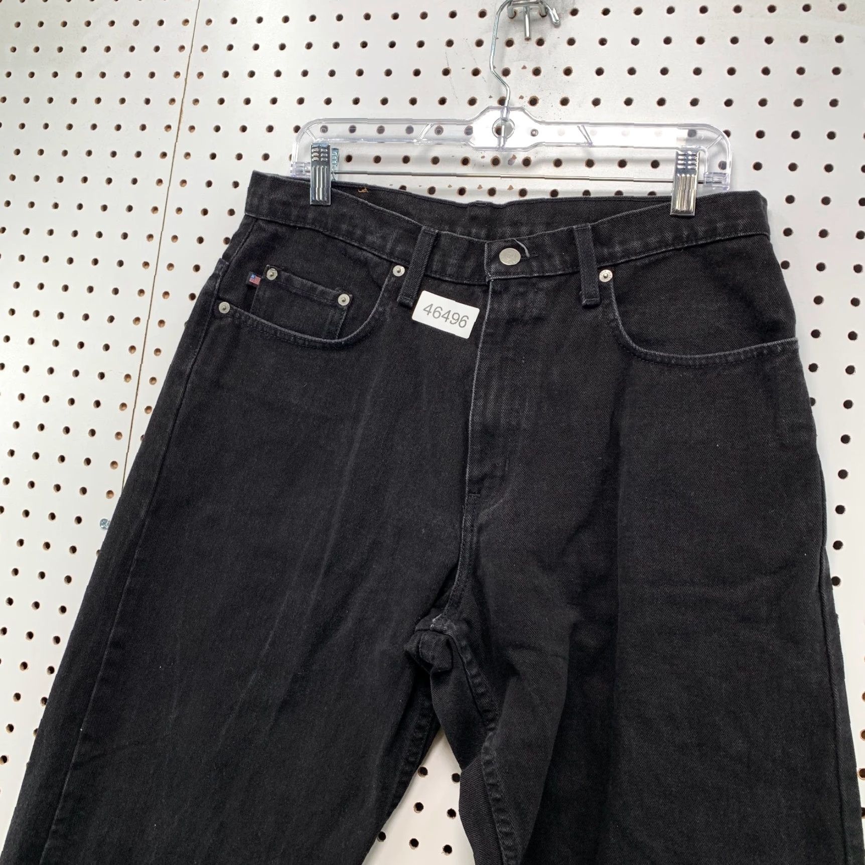 Polo Ralph Lauren VINTAGE Polo Ralph Lauren Denim Jeans Mens 33x32 Black Embroidered Flag Jean Co Size US XS / EU 42 / 0 - 7 Thumbnail