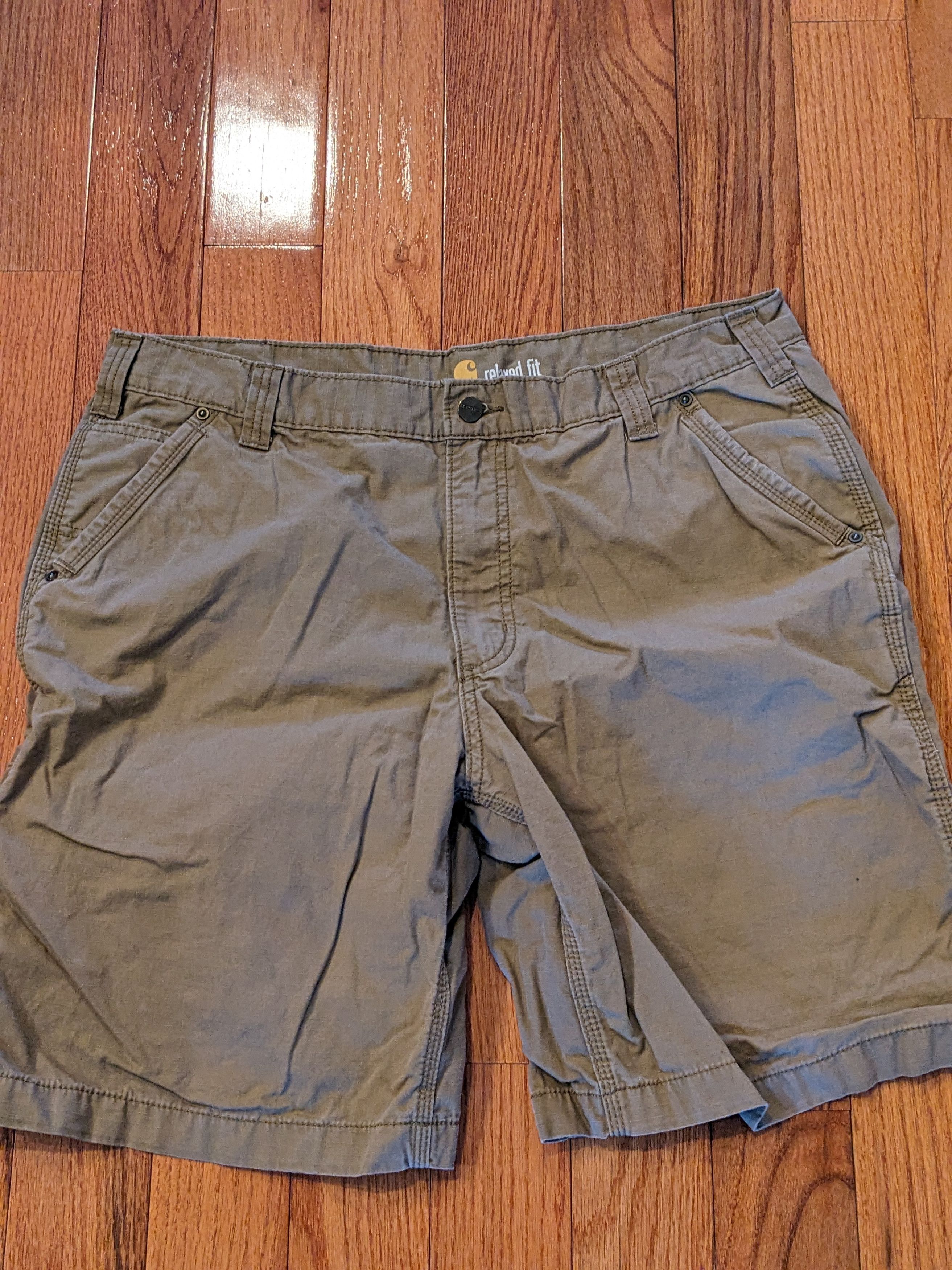 Carhartt × Vintage Carhartt Relaxed Fit Tan Size 38 Shorts Size US 38 / EU 54 - 1 Thumbnail