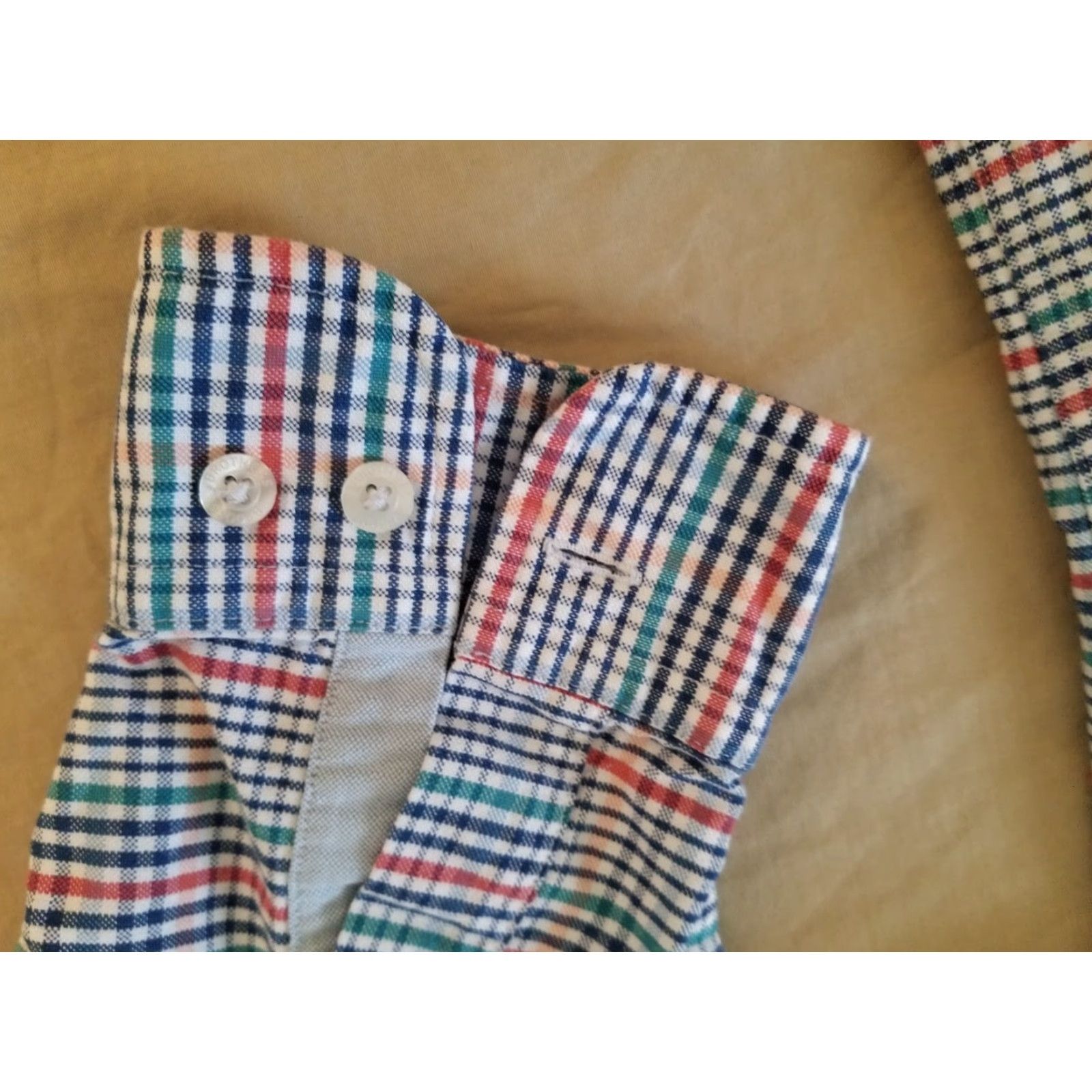 Brooks Brothers Brooks Brothers Dress Shirt S Small Blue Cotton Button Mens Regular Size 36R - 5 Thumbnail