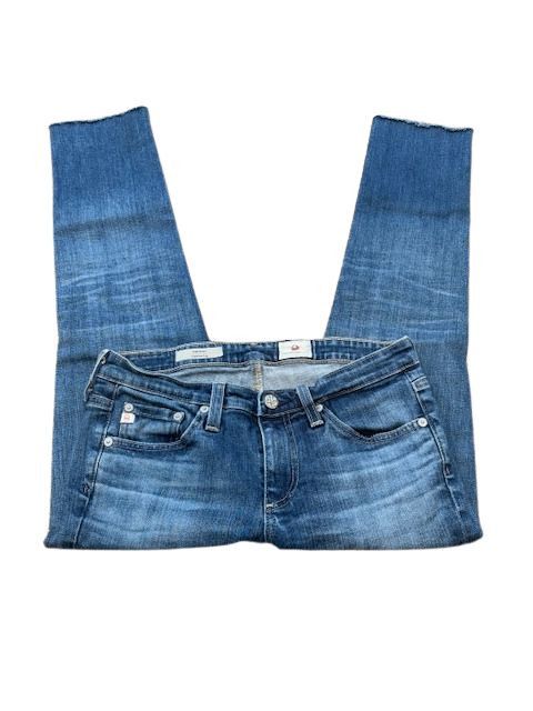 AG Adriano Goldschmied Adriano Goldschmied Cigarette Ankle Denim Jeans Size 26" / US 2 / IT 38 - 3 Thumbnail