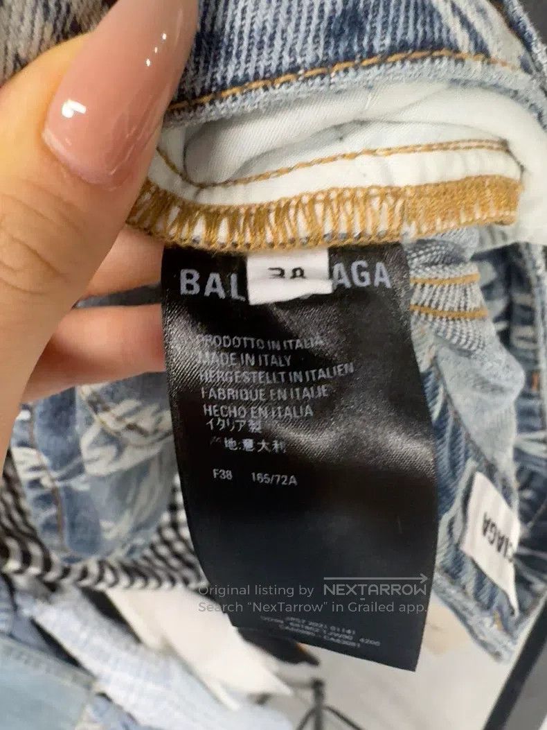 Balenciaga Balenciaga Denim Skirt Size 37" - 3 Thumbnail