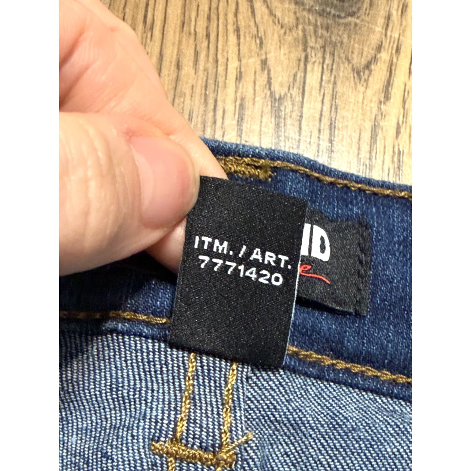 Vintage Kirkland Signature Jeans Men's 36x32 Blue Denim Straight Leg Dark Wash Pockets 5-Pocket Design Regular Inseam 32 Size US 36 / EU 52 - 6 Thumbnail