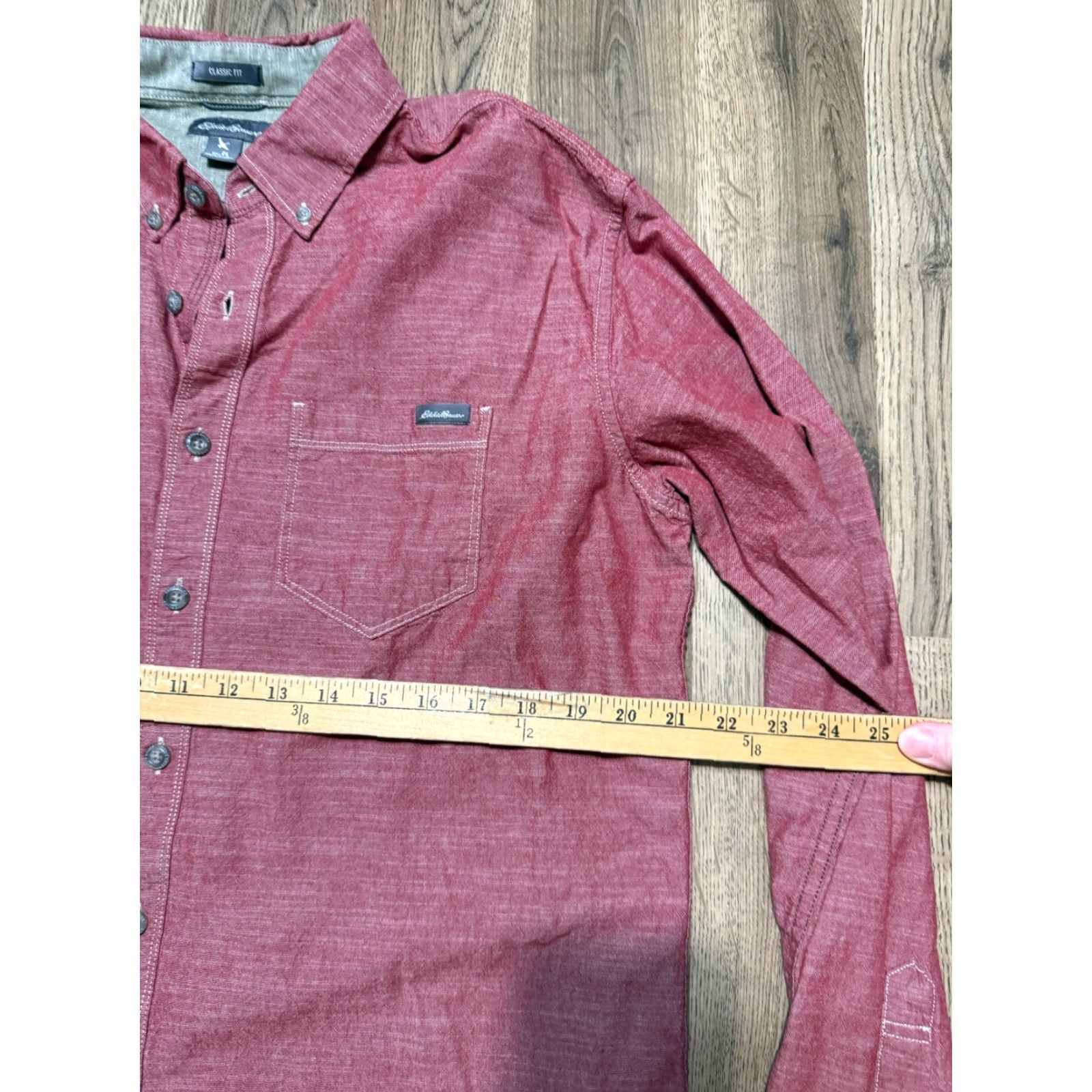 Eddie Bauer Eddie Bauer Shirts Men's Large Red Long Sleeve Button Up Classic Fit Casual Size US L / EU 52-54 / 3 - 7 Thumbnail