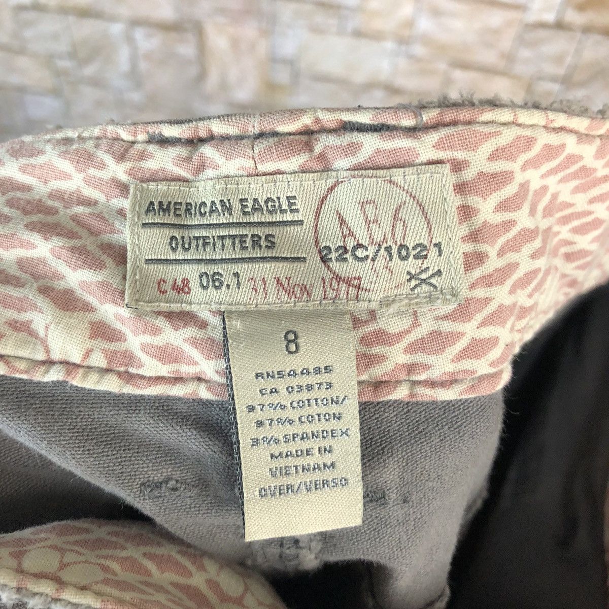 Faded Glory × Japanese Brand American Eagle Outfitters Grey Casual Pants #A1170 Size 30" / US 8 / IT 44 - 17 Thumbnail