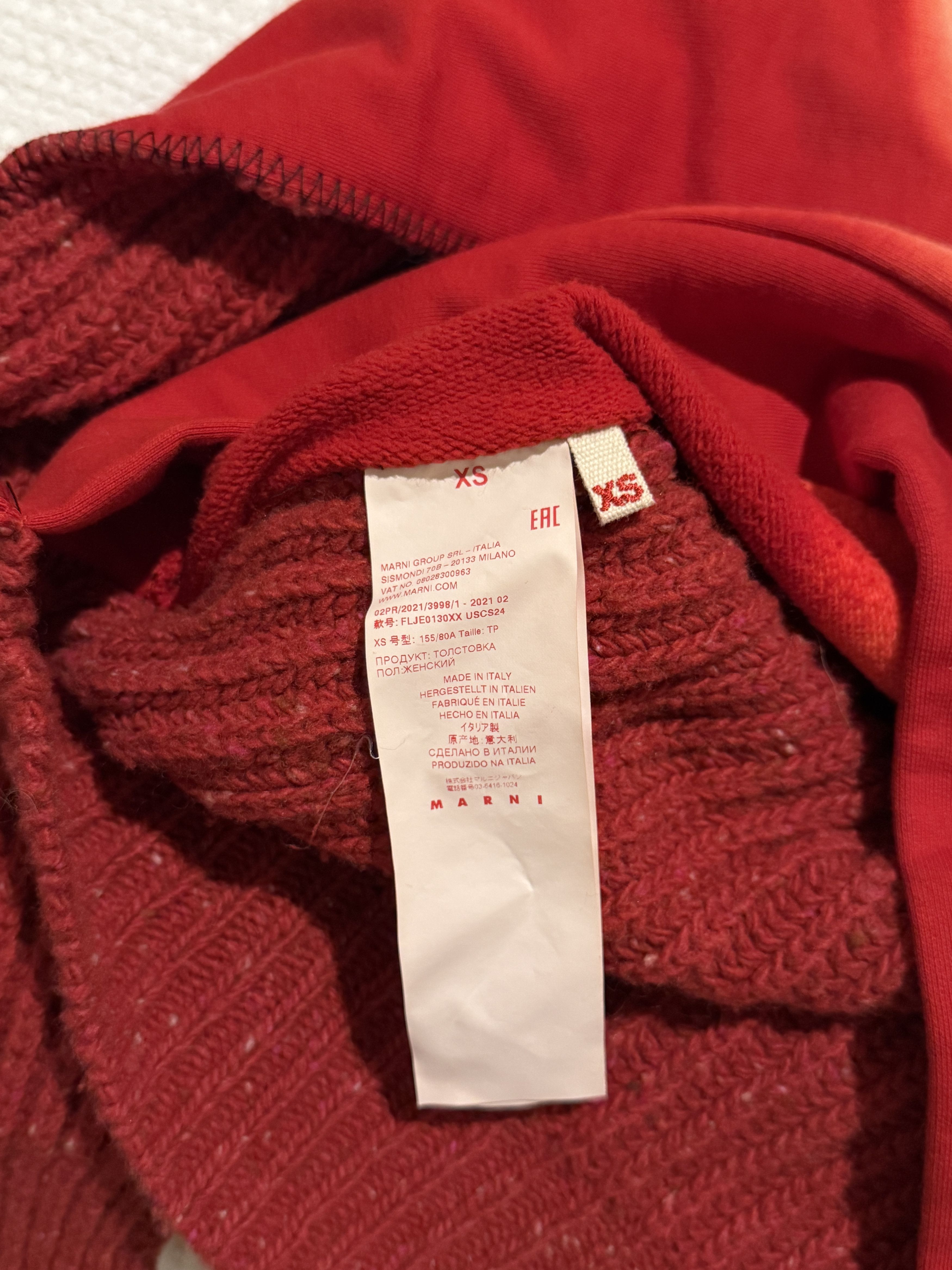 Marni Marni Cotton/Wool Sweater Size XS / US 0-2 / IT 36-38 - 6 Thumbnail
