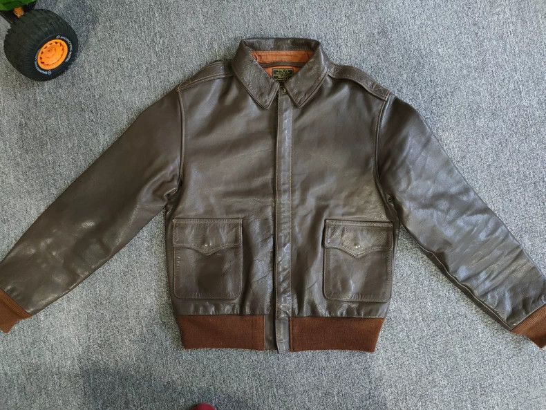 The REAL McCOY'S A2 Pilot Jacket with Horsehide 2505-Nextar